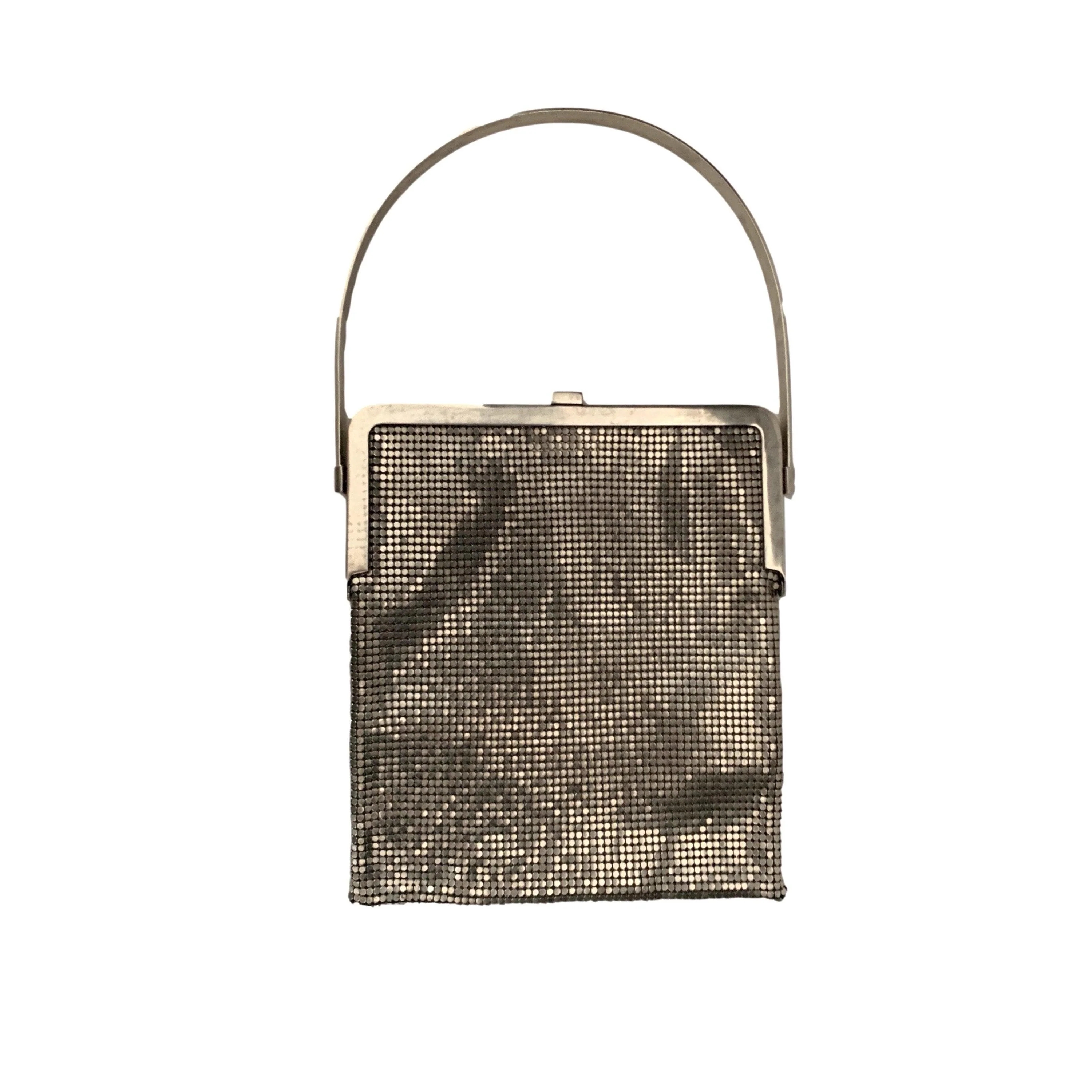 Chanel Structured Chain Mail Top Handle Bag - Image 2