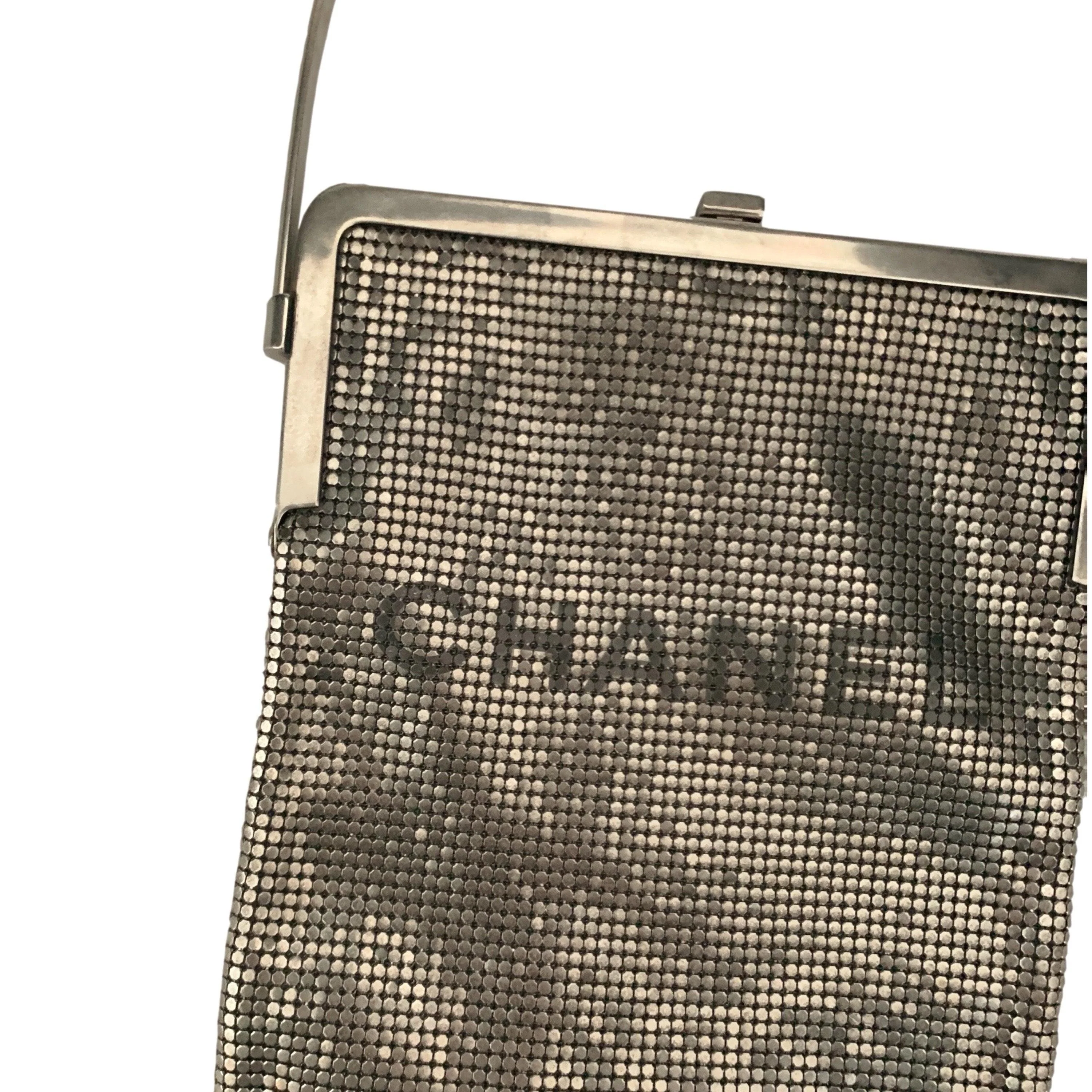 Chanel Structured Chain Mail Top Handle Bag - Image 4
