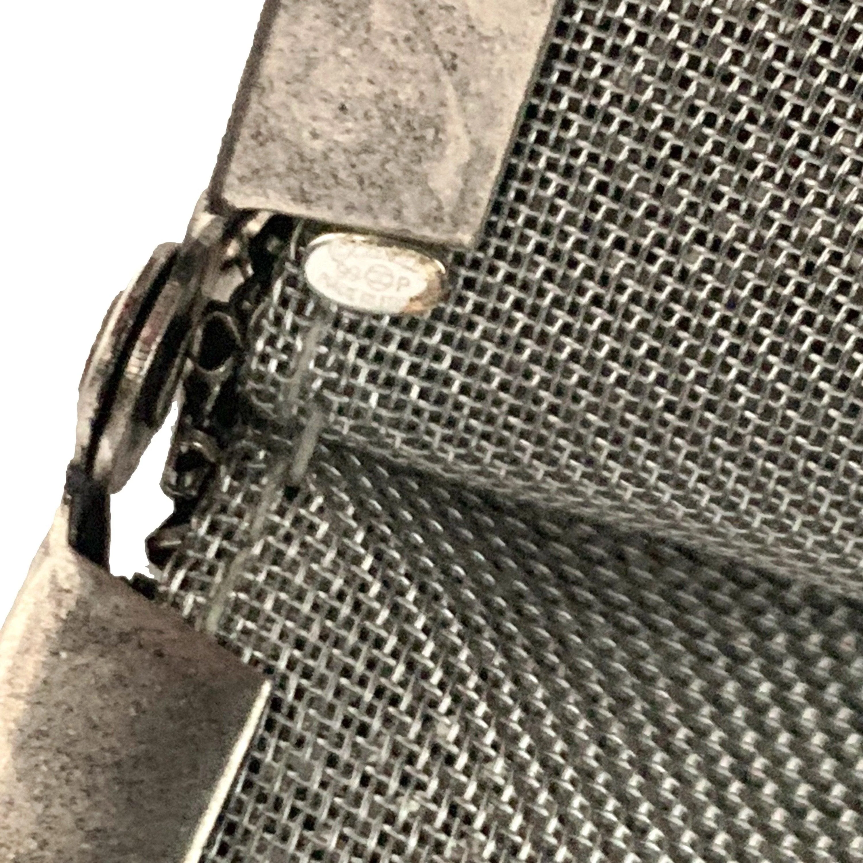Chanel Structured Chain Mail Top Handle Bag - Image 6
