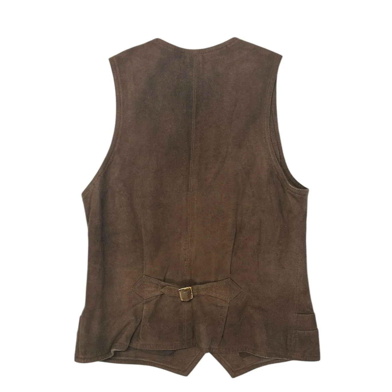 Chanel Suede Logo Leather Vest - Image 2