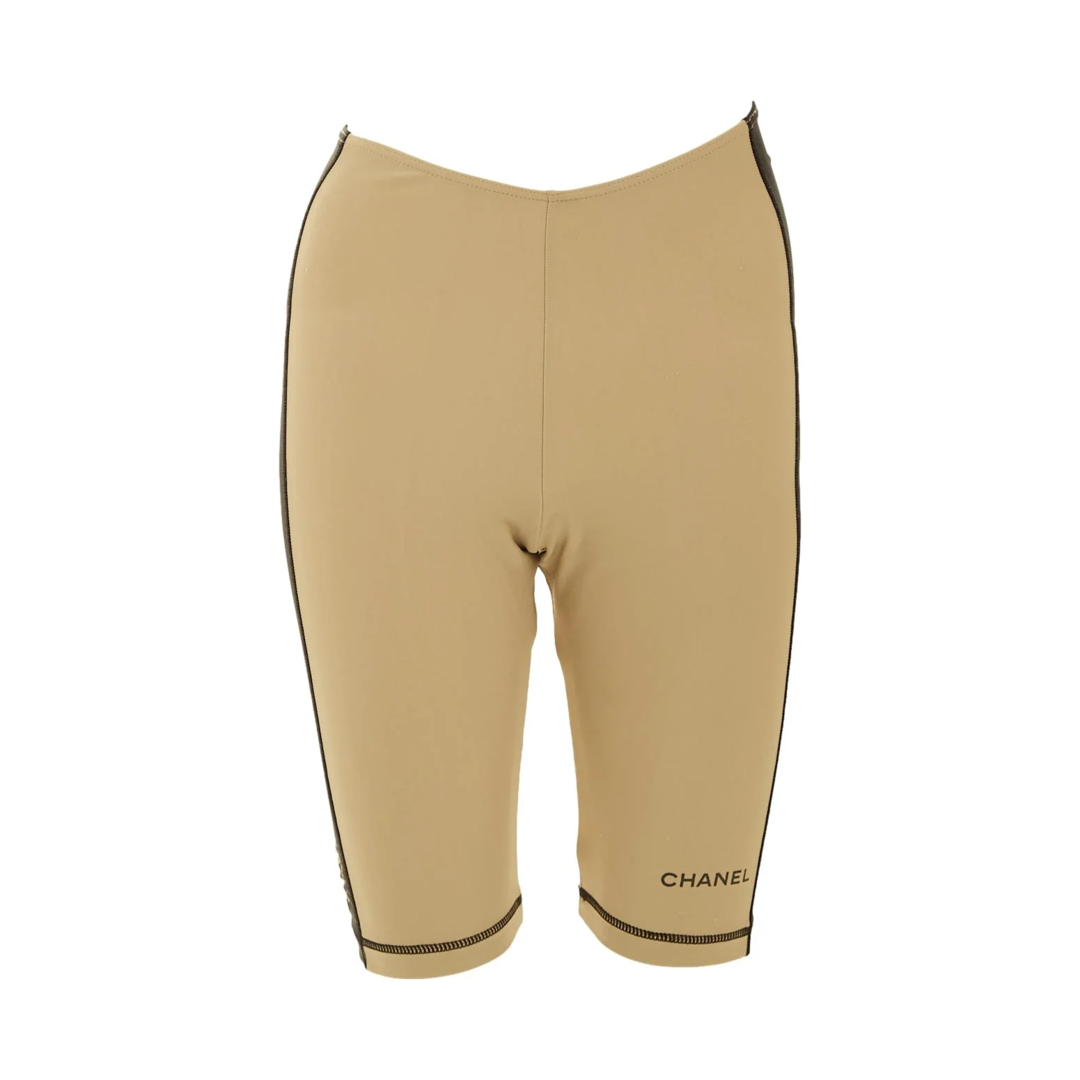 Chanel Tan Biker Shorts