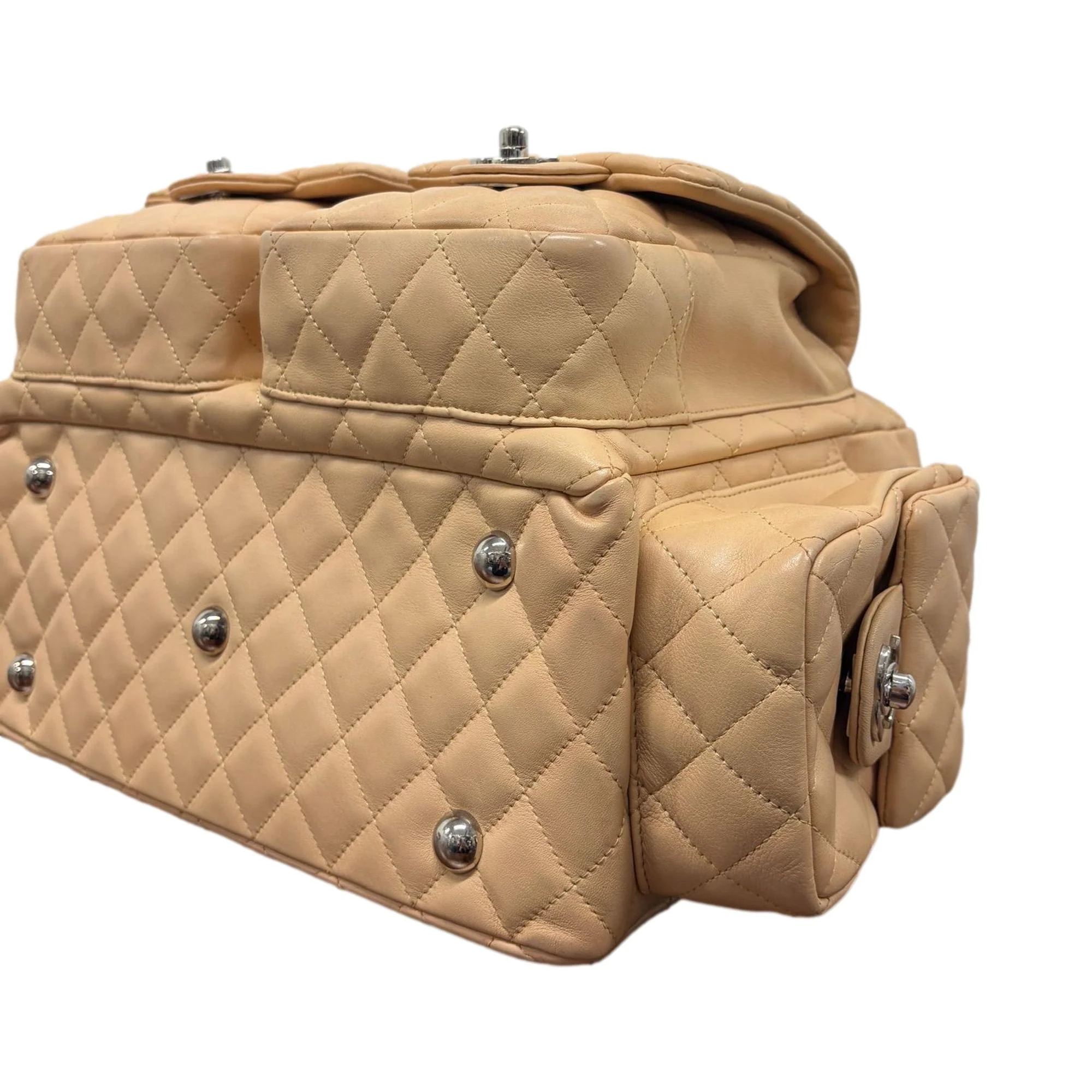 Chanel Tan Cambon Reporter Bag - Image 4