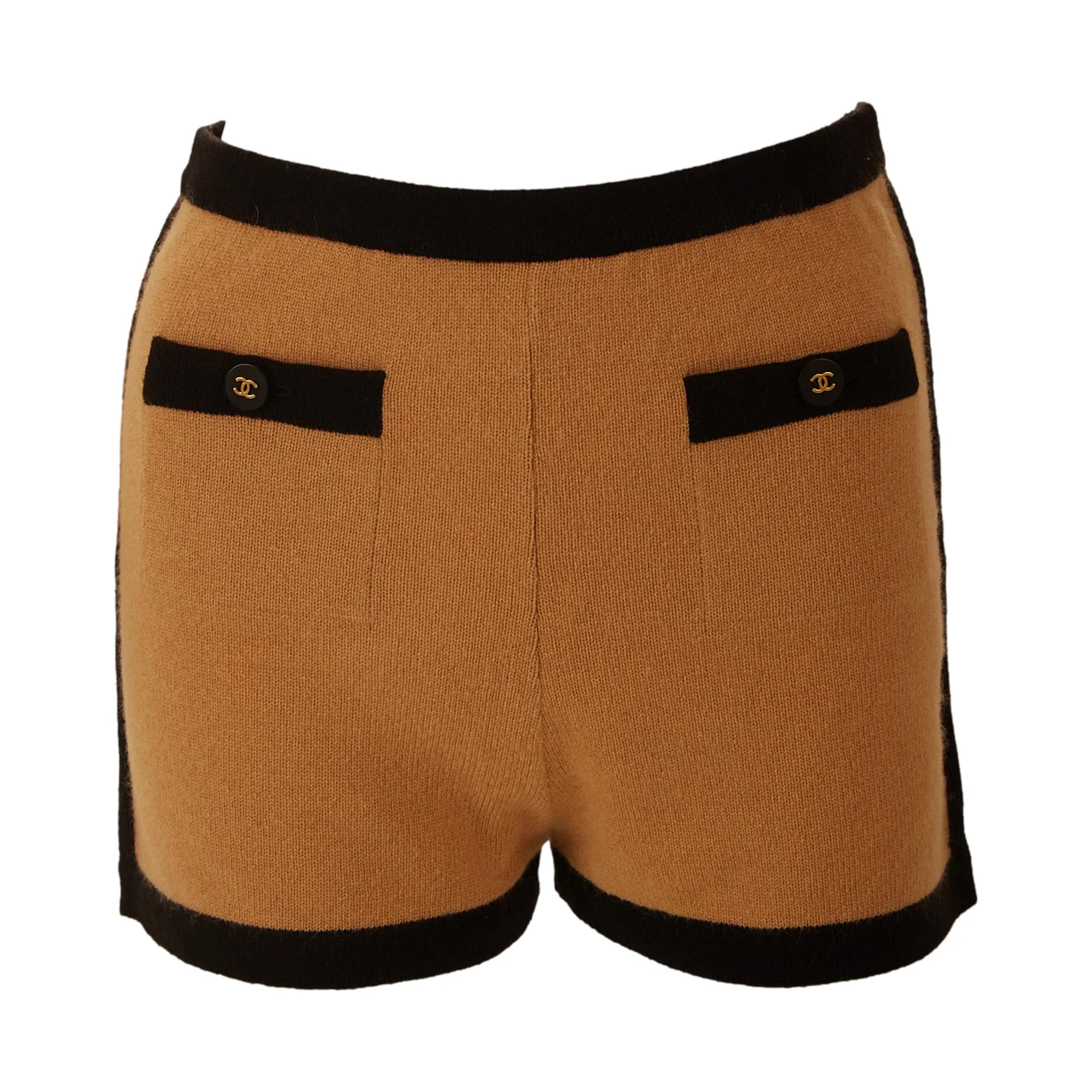 Chanel Tan Cashmere Cardigan Set - Image 3
