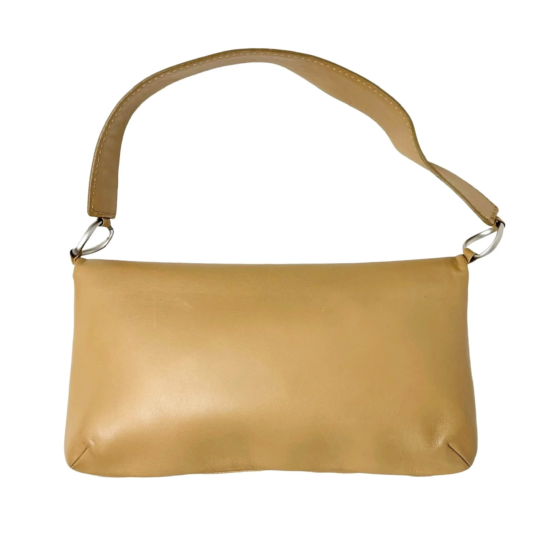 Chanel Tan Leather Quilted Shoulder Bag - Image 2