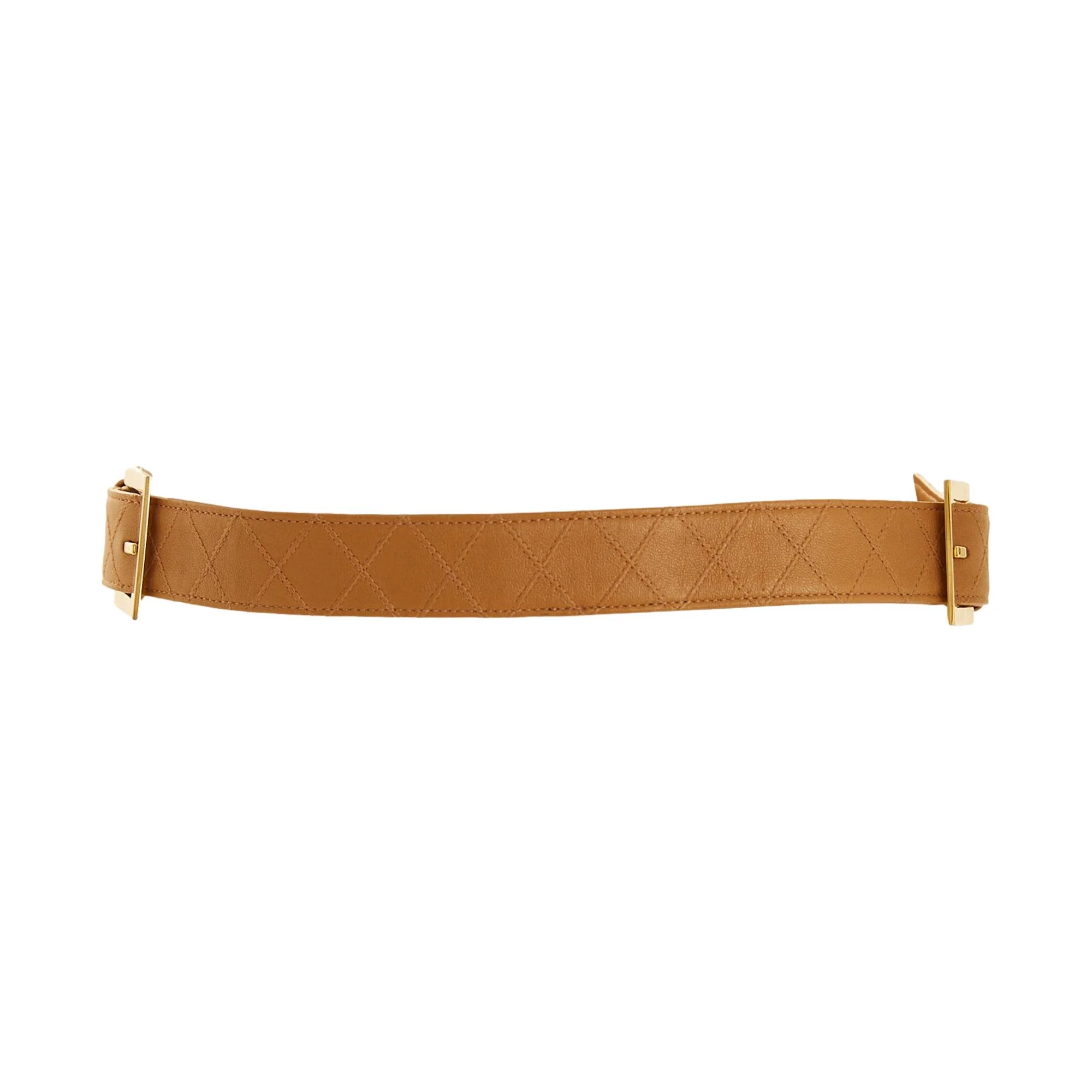 Chanel Tan Quilted Belt Bag - Image 2