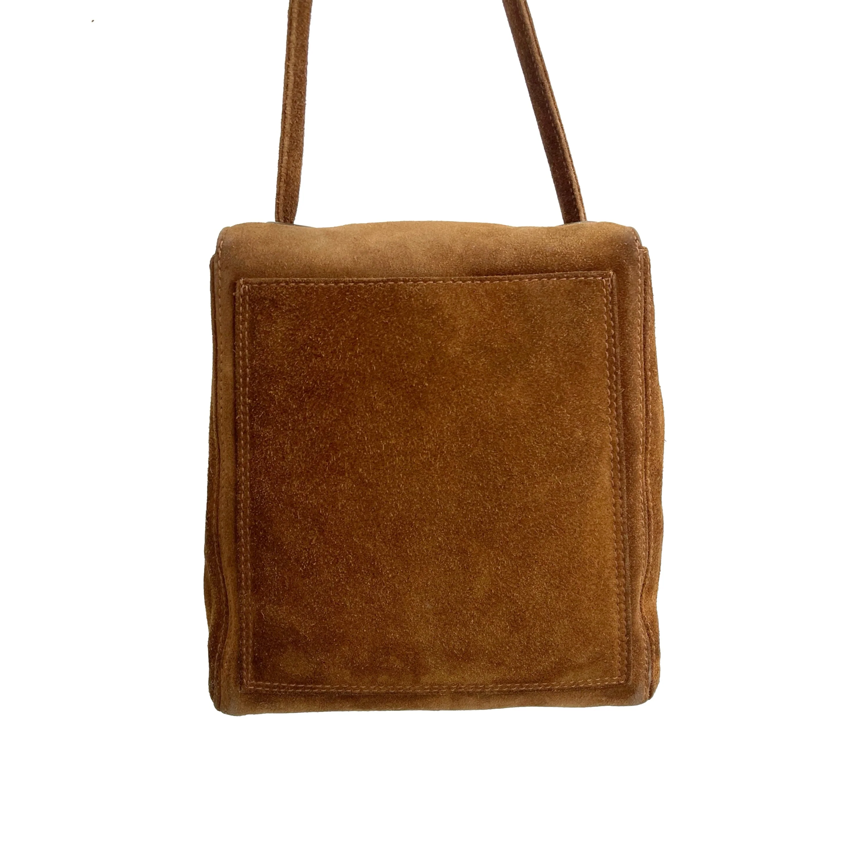 Chanel Tan Suede Mini Shoulder Bag - Image 3