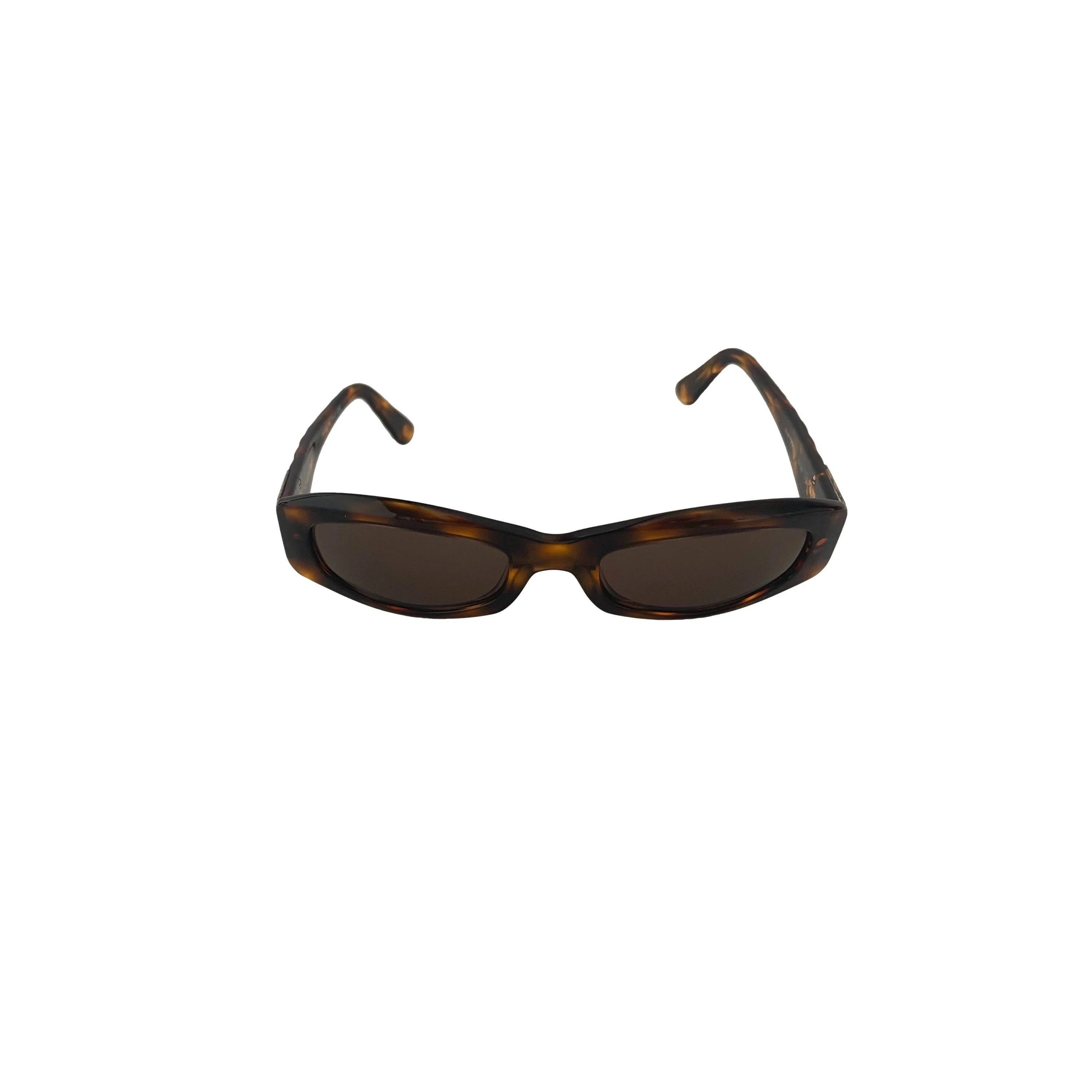 Chanel Tortoise Slim Logo Sunglasses - Image 3