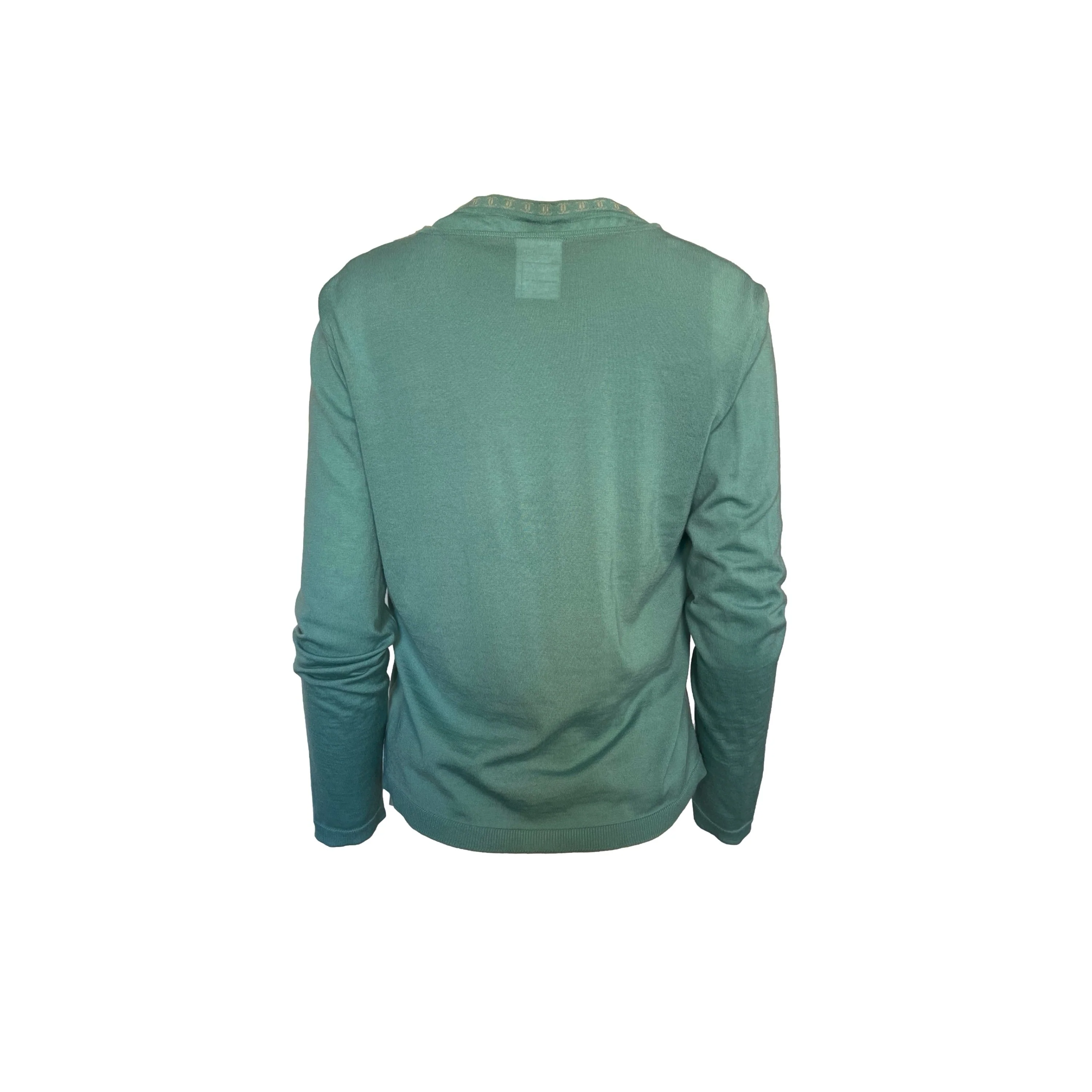 Chanel Turquoise Cashmere Twin Set - Image 2