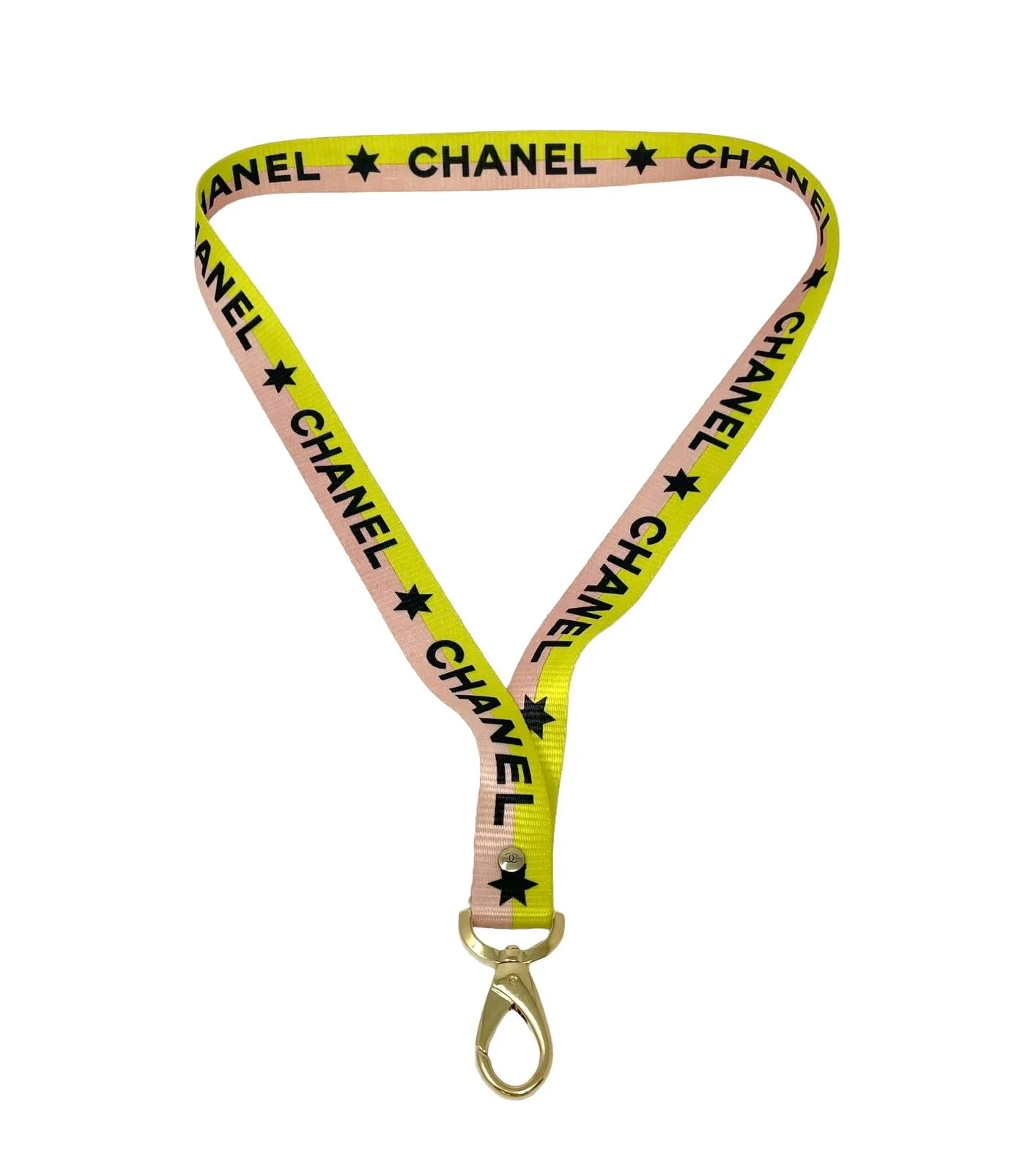 Chanel Two Tone Logo Lanyard - Image 2