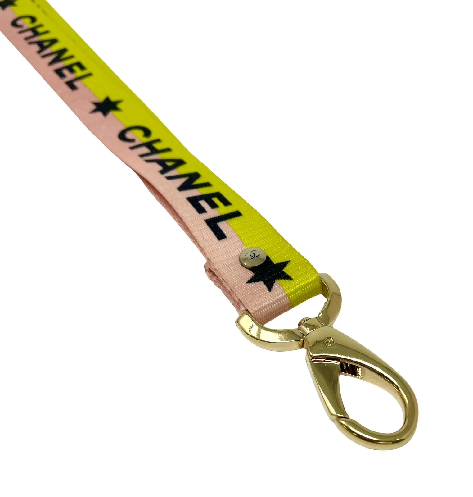 Chanel Two Tone Logo Lanyard - Image 3