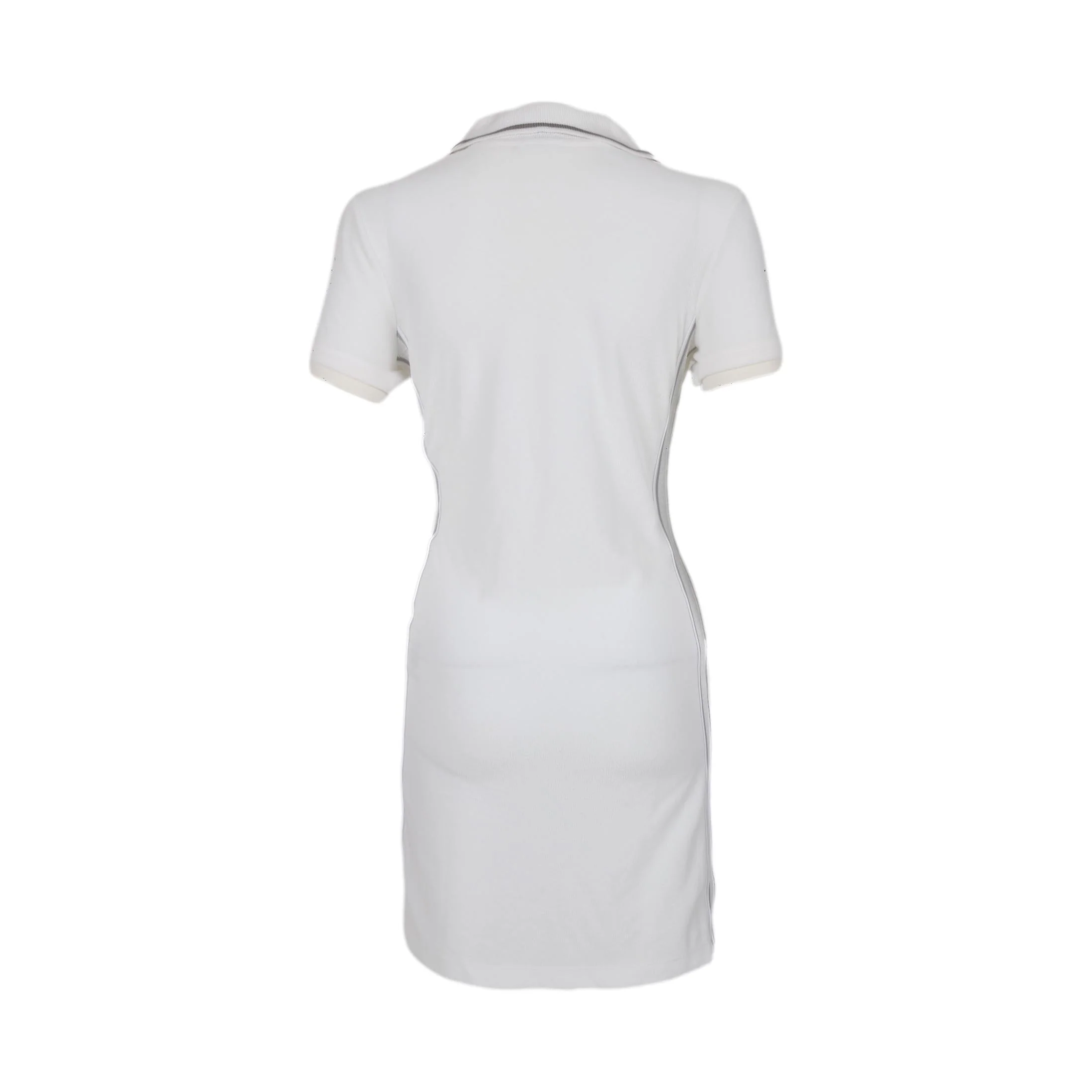 Chanel White Collared Logo Dress - Image 2