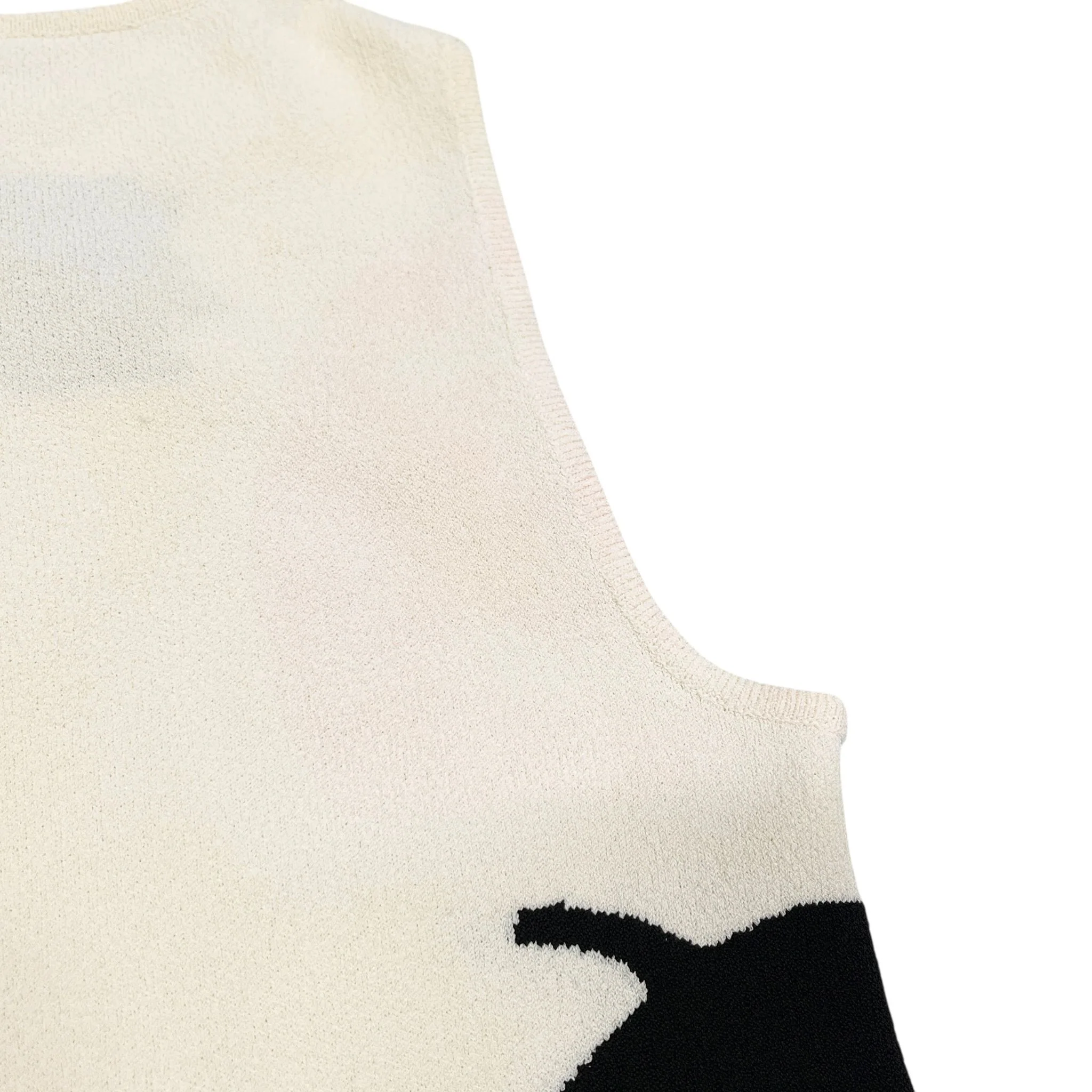 Chanel White Ladybug Logo Tank - Image 3