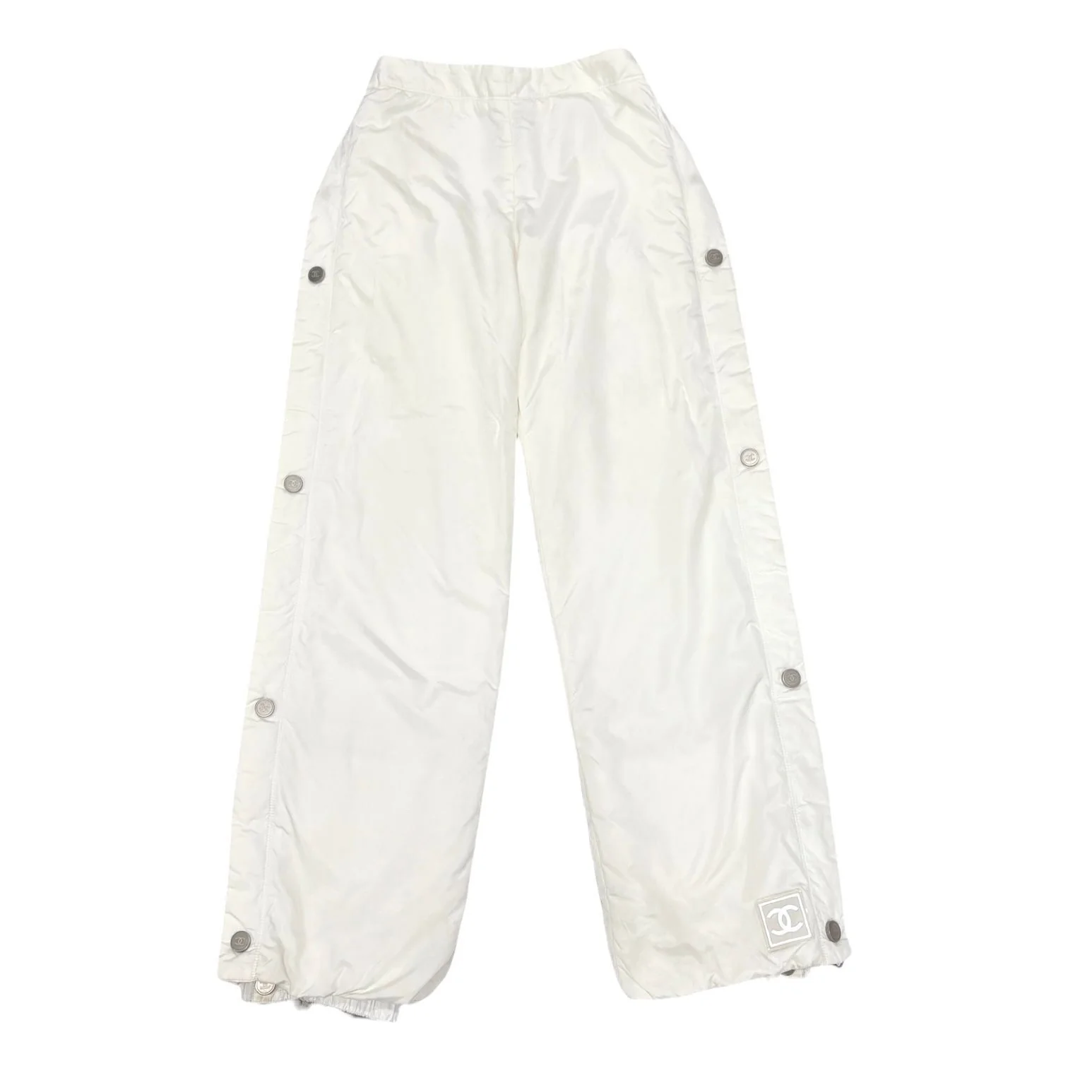 Chanel White Logo Breakaway Bottoms