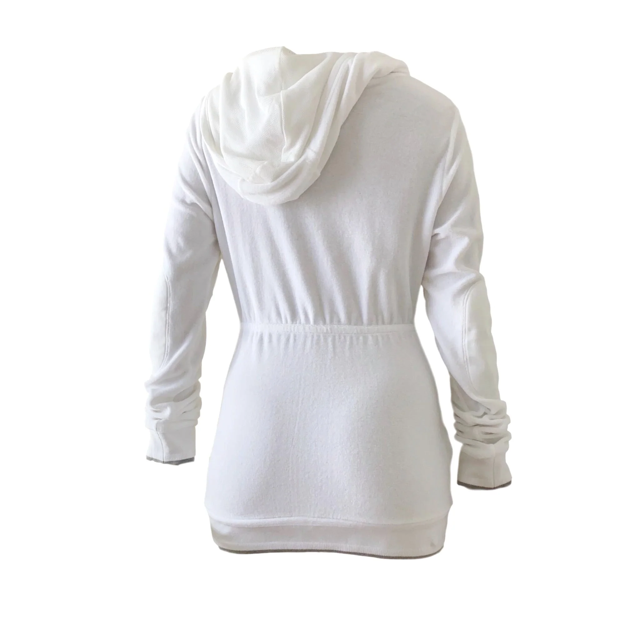 Chanel White Logo Hoodie - Image 2