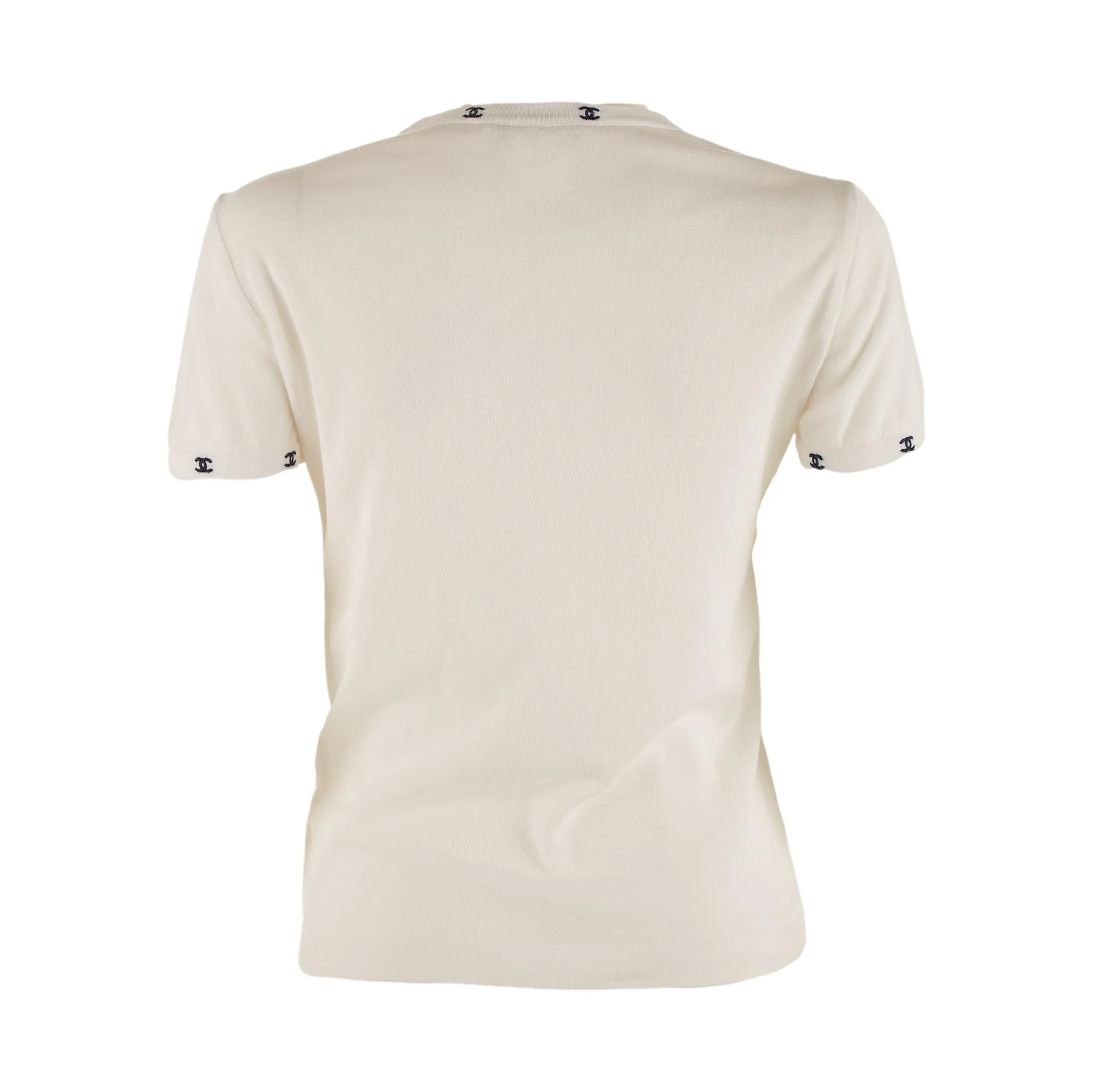Chanel White Logo Shirt - Image 2