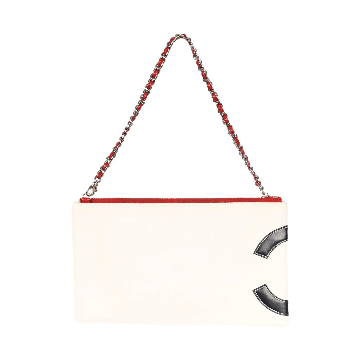 Chanel White Logo Shoulder Bag - Image 2
