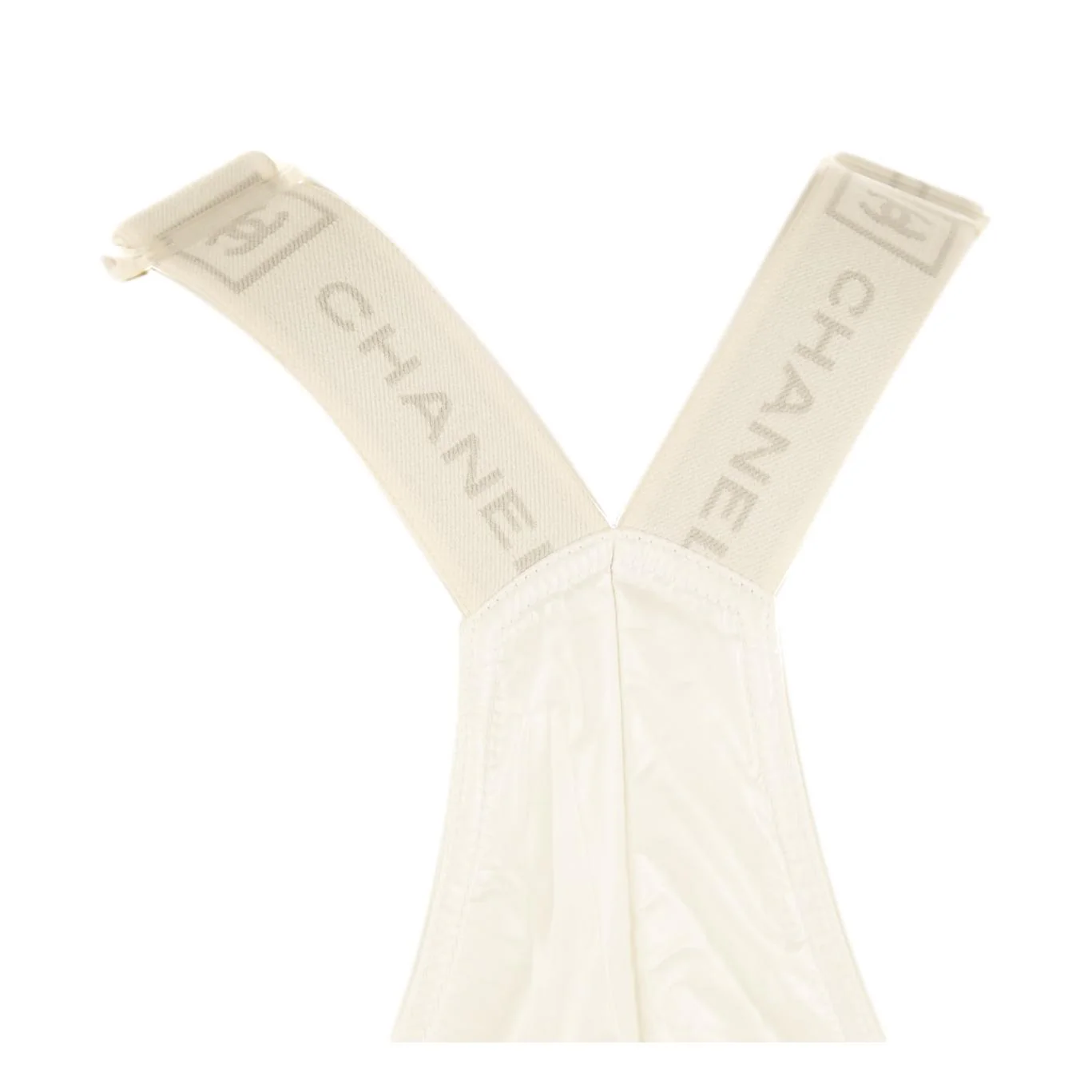 Chanel White Logo Ski Overalls - Image 3