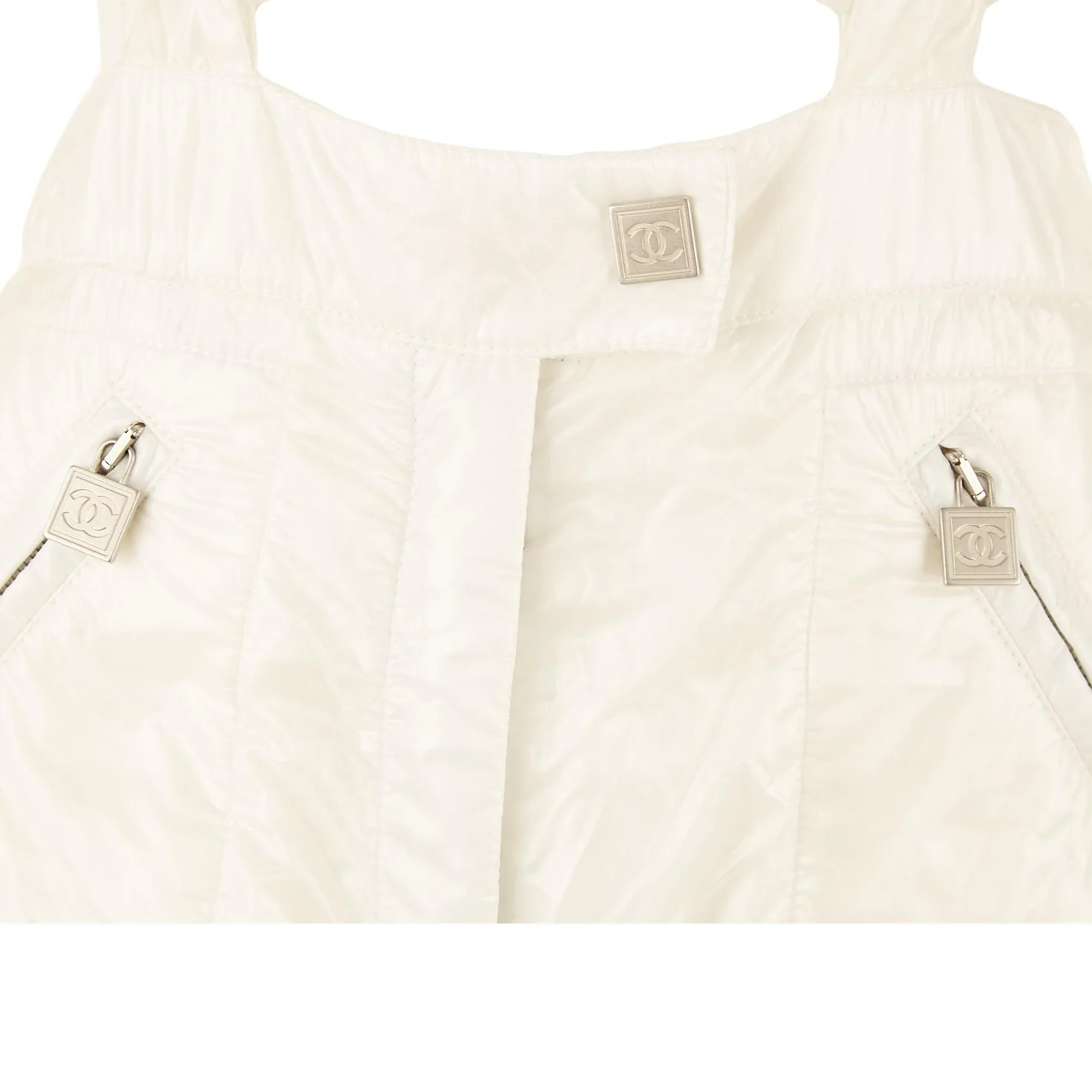 Chanel White Logo Ski Overalls - Image 4