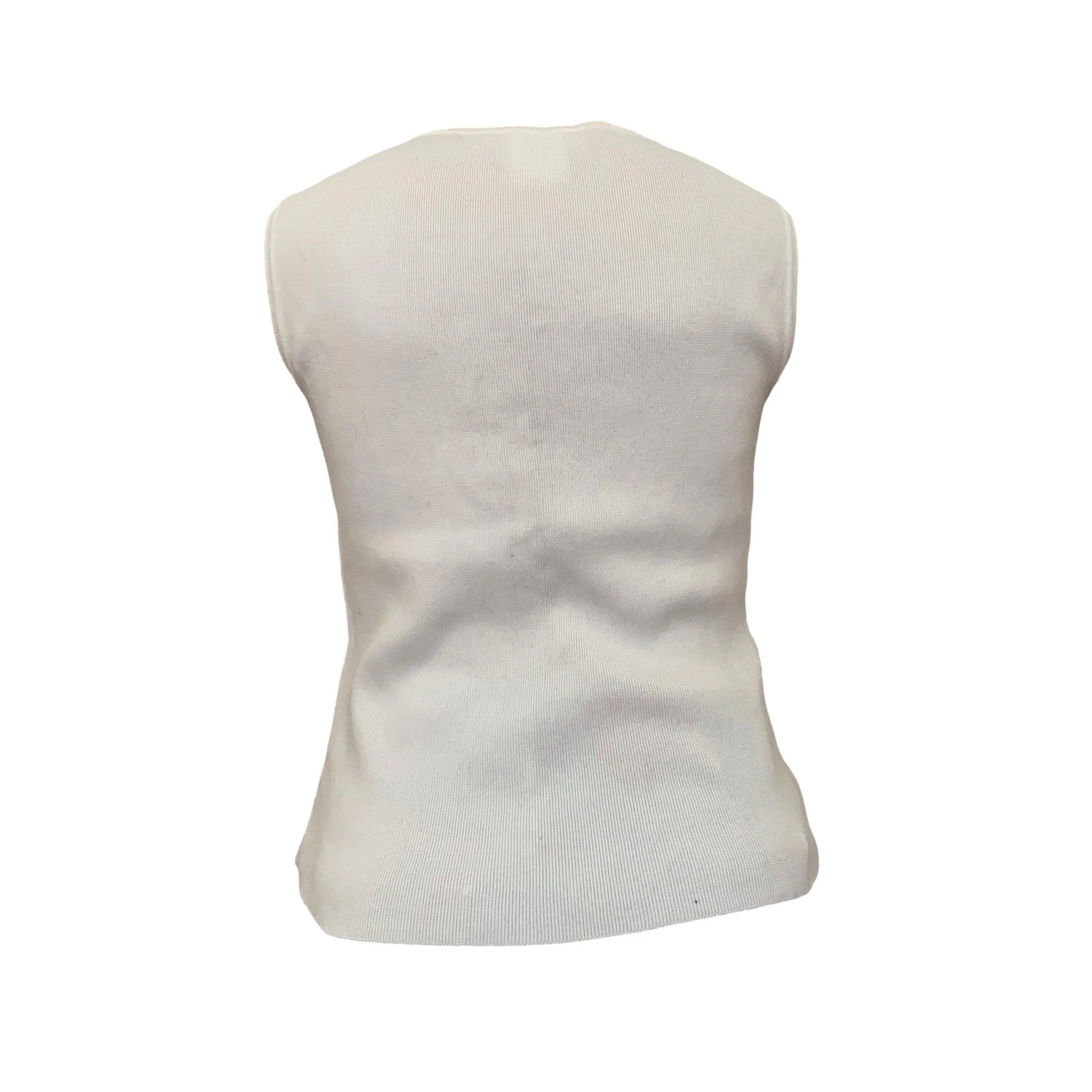 Chanel White Logo Tank - Image 2