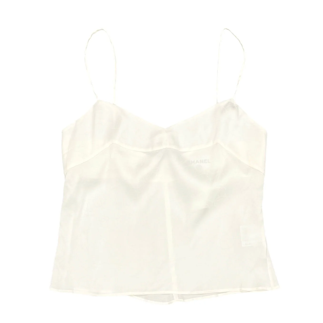 Chanel White Logo Tank