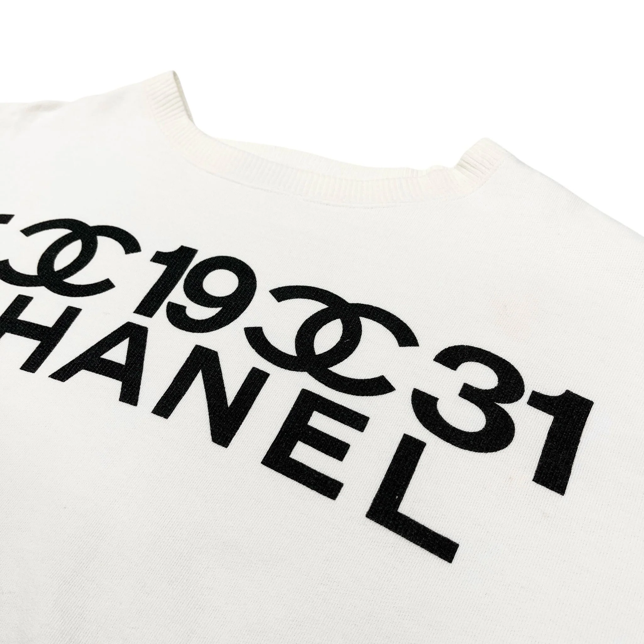 Chanel White Number Logo Sweatshirt - Image 3