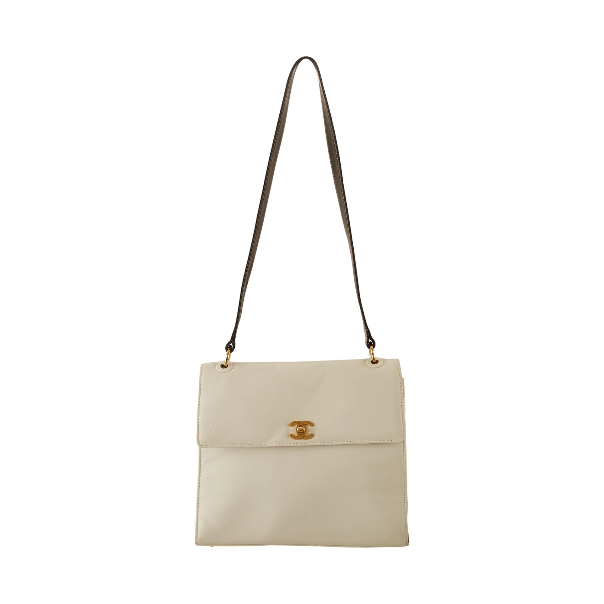 Chanel White Shoulder Bag - Image 3