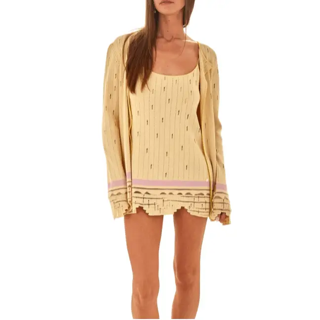 Chanel Baby Doll Dress + Cardigan Set - Image 2