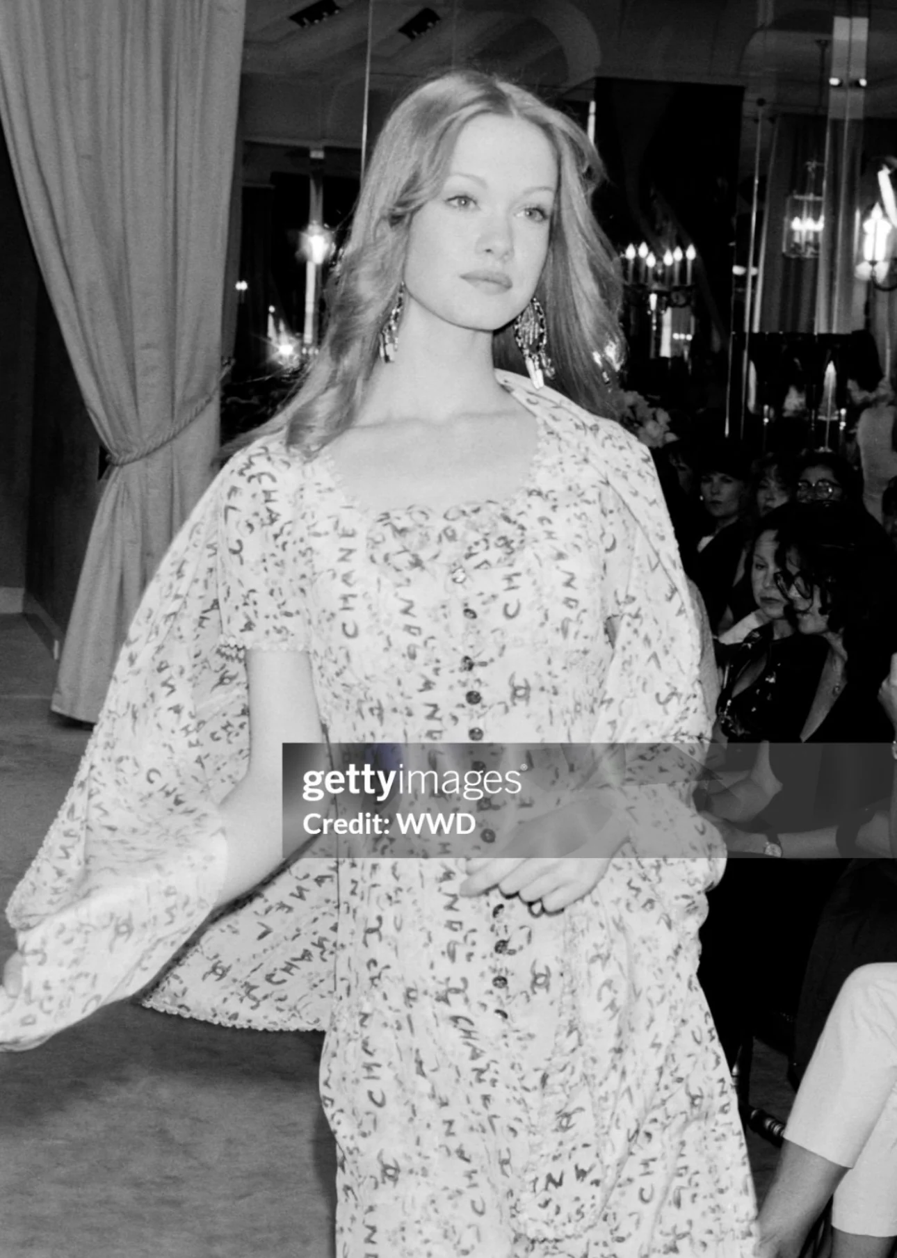 Chanel Yellow Floral Print Logo Dress - Image 4