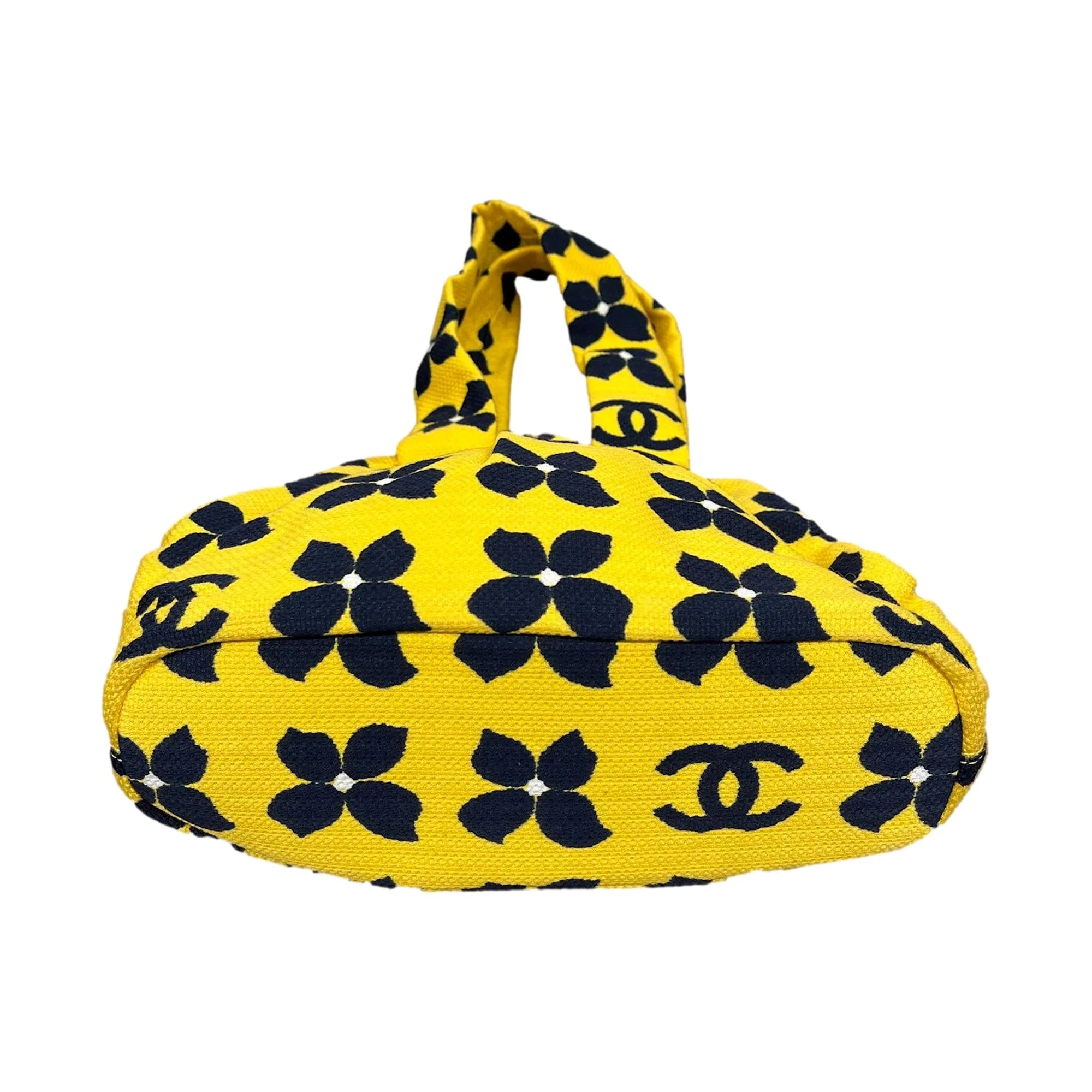 Chanel Yellow Print Shoulder Bag - Image 3