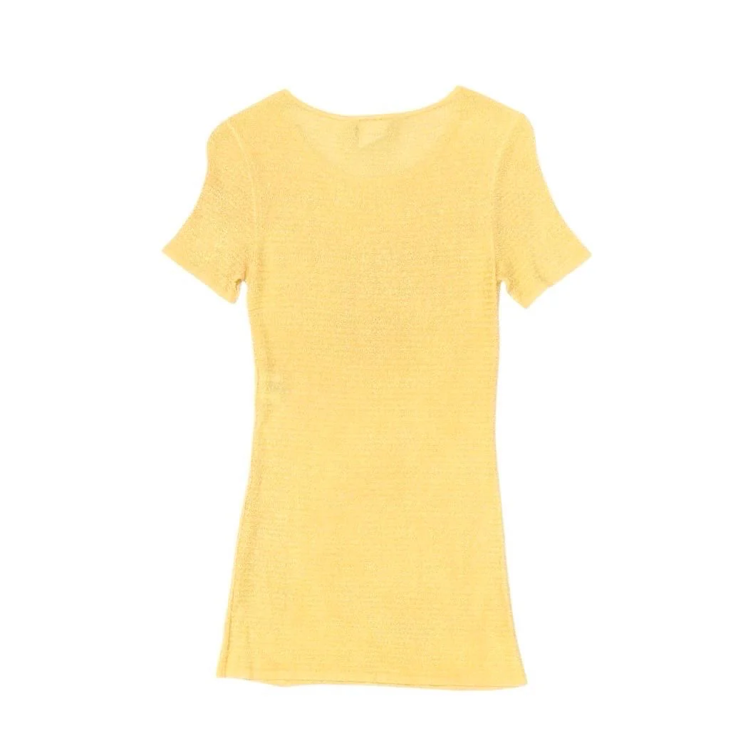 Chanel Yellow Triple Logo Top - Image 2