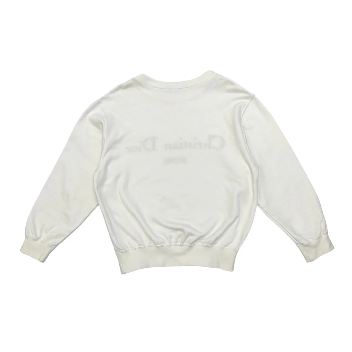 Christian Dior Sports White Logo Sweatshirt - Image 2
