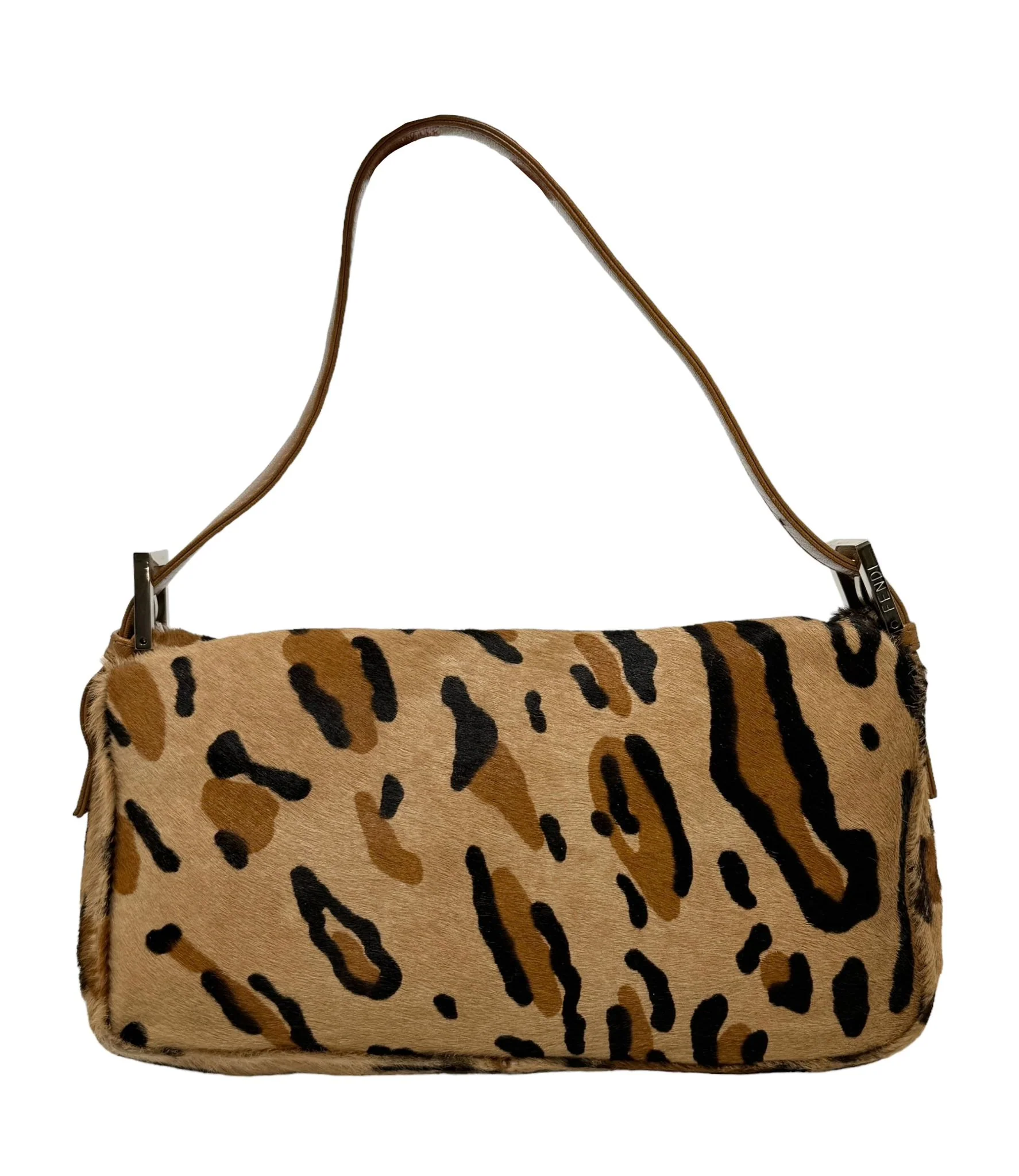 Fendi Leopard Print Baguette - Image 2