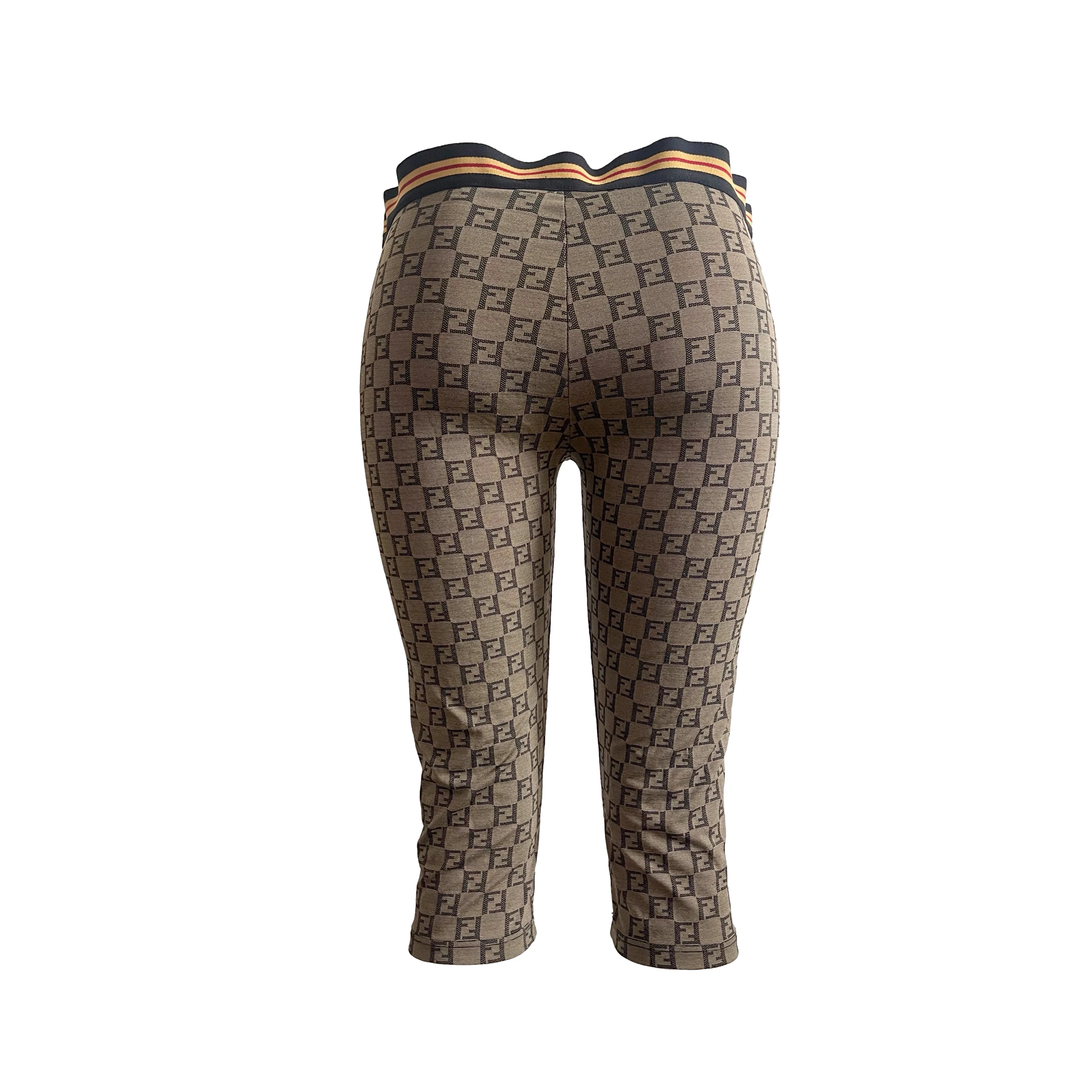 Fendi Brown Monogram Stretch Bottoms - Image 2