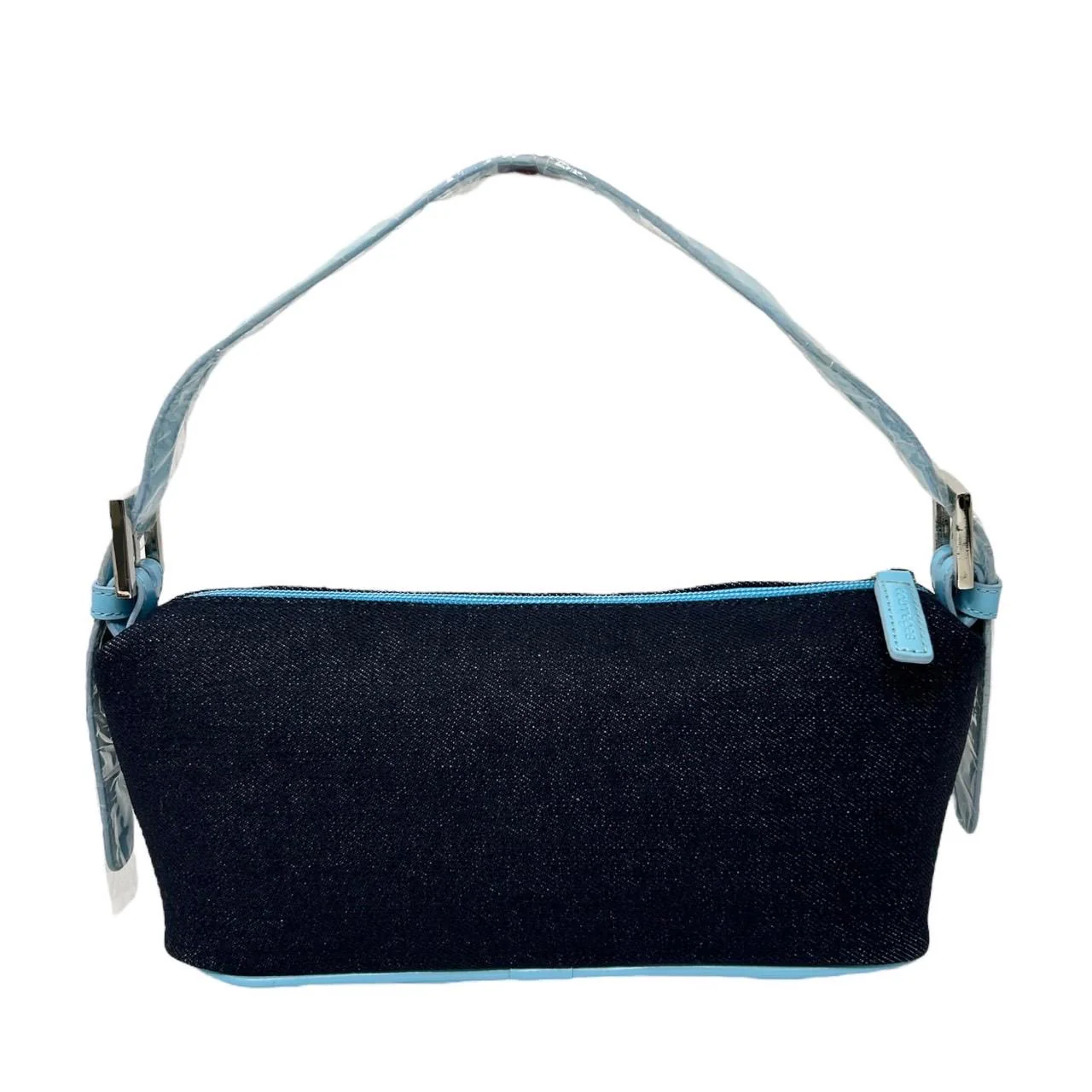 Courreges Denim Logo Shoulder Bag - Image 3