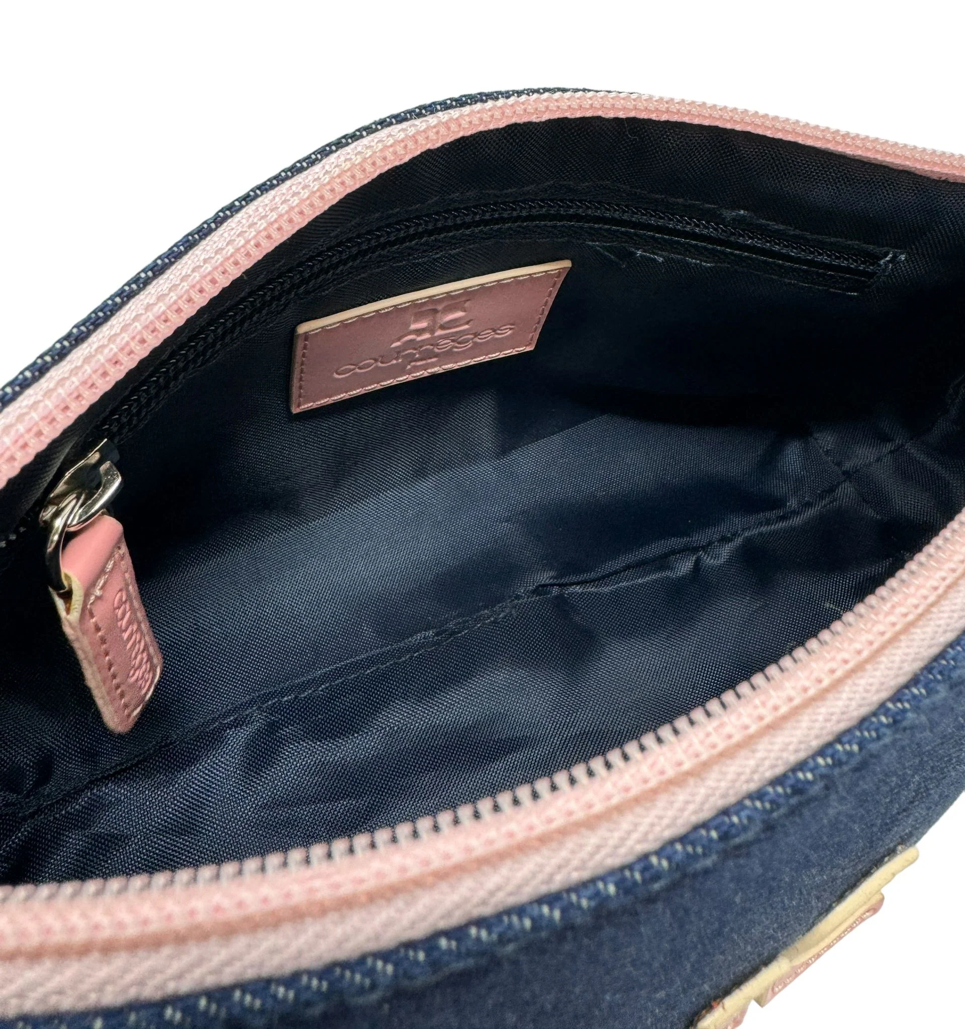 Courreges Denim Logo Shoulder Bag - Image 3
