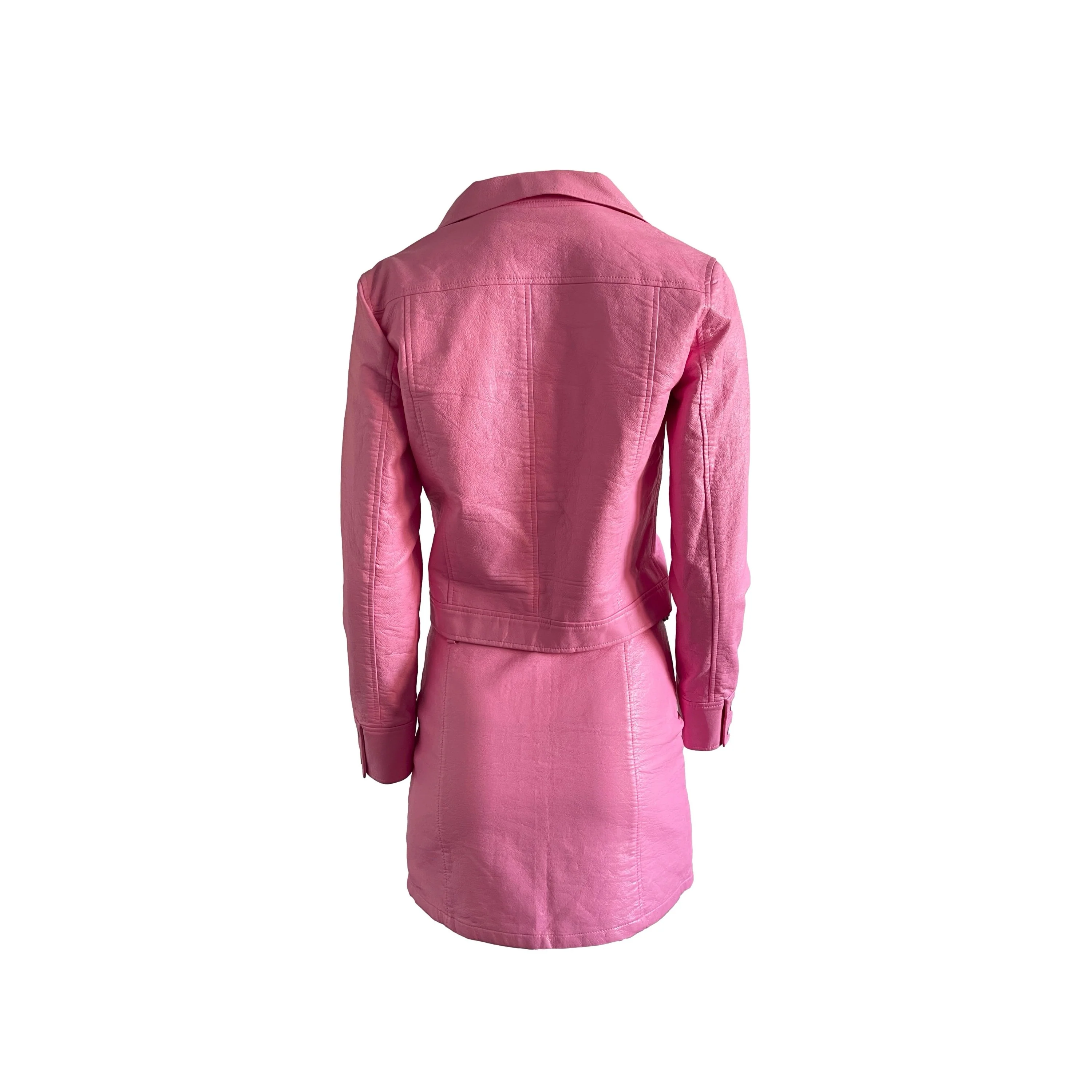 Courreges Pink Mini Skirt Set - Image 2