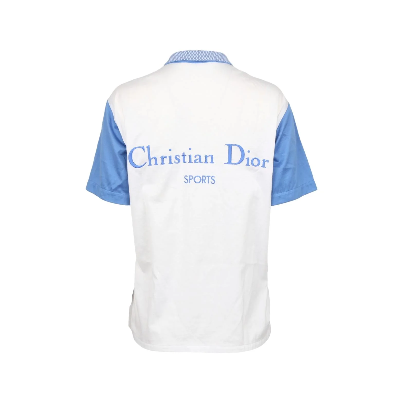 Dior Baby Blue Logo Polo