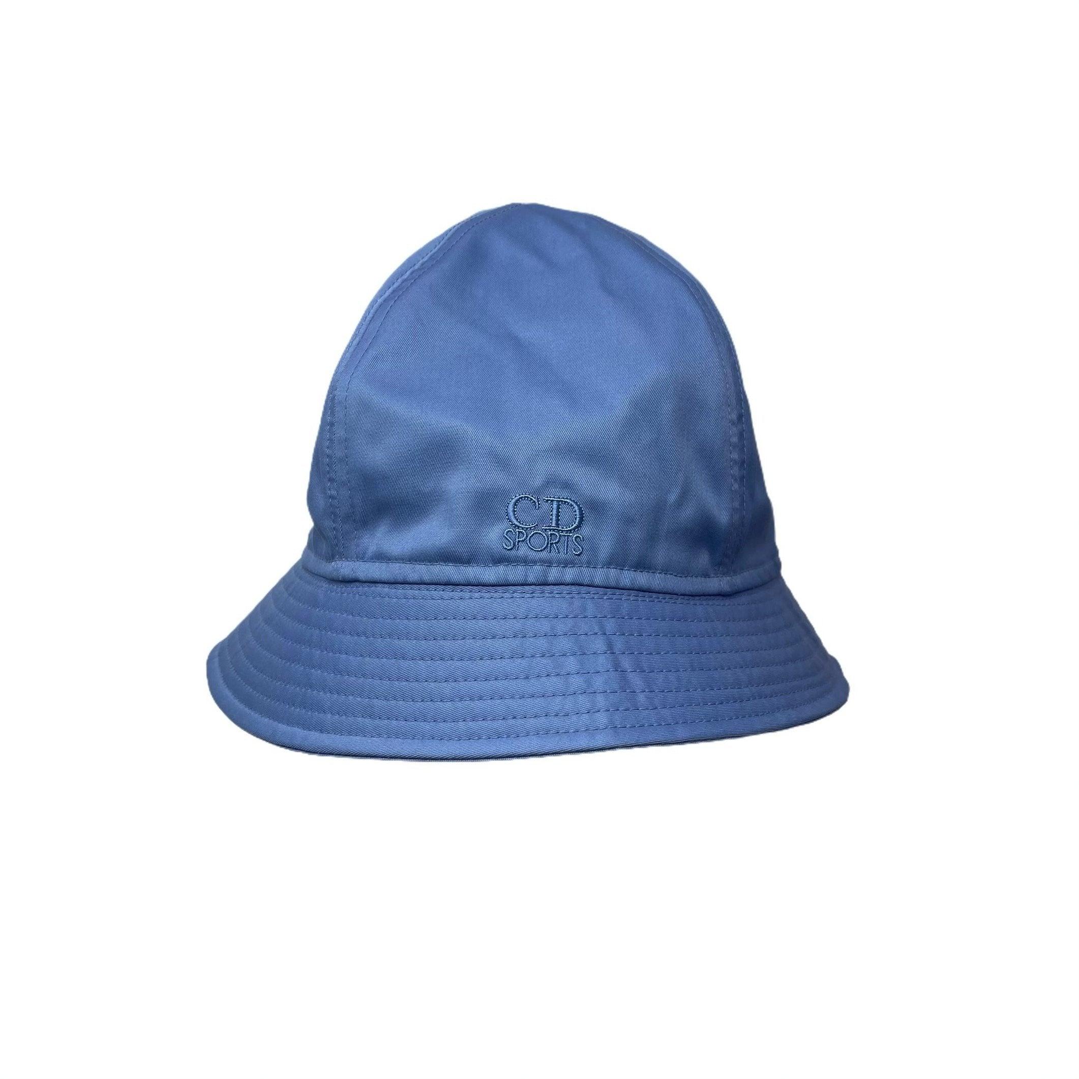 Dior Baby Blue Nylon Logo Bucket Hat