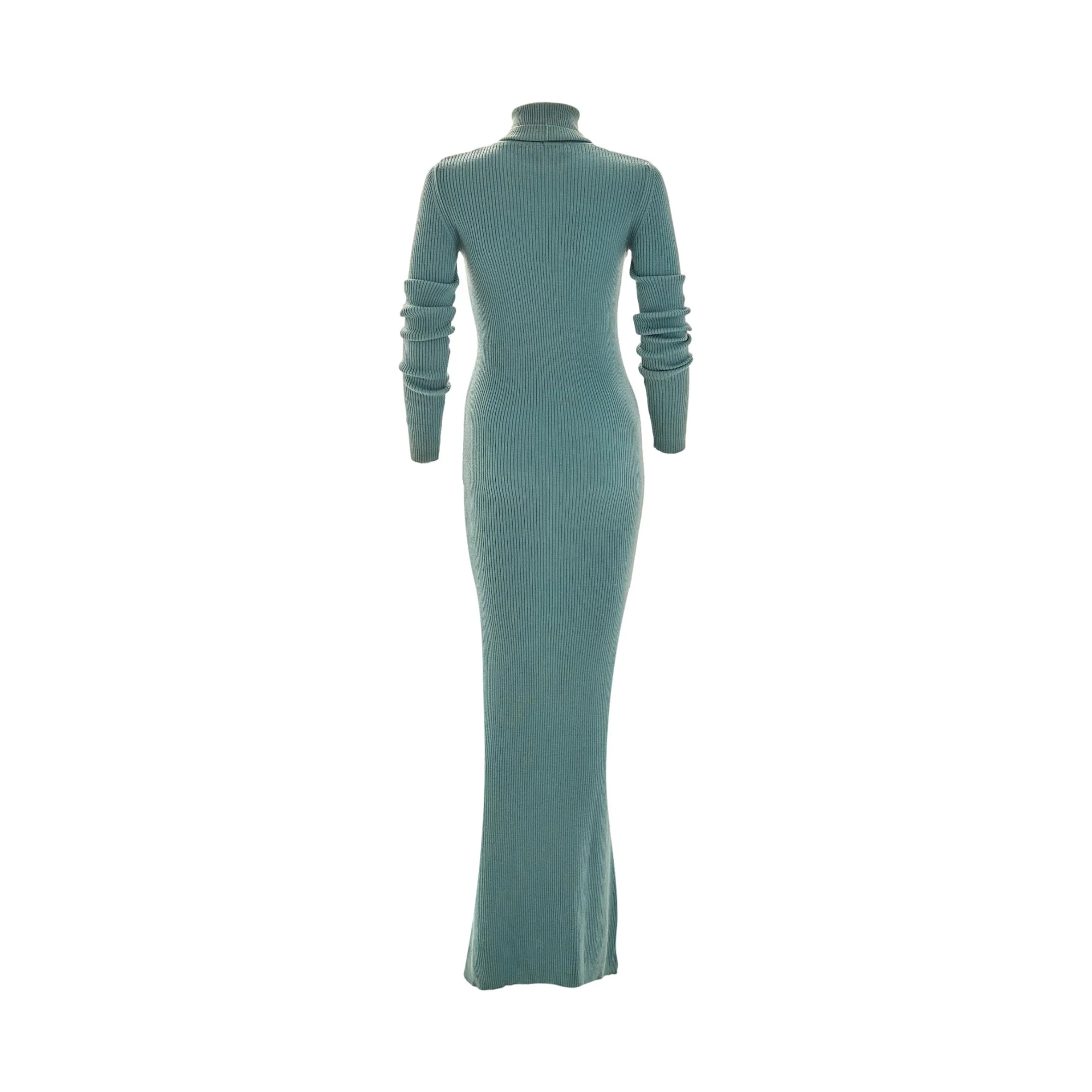 Dior Baby Blue Ribbed Sweater Dress - Image 2