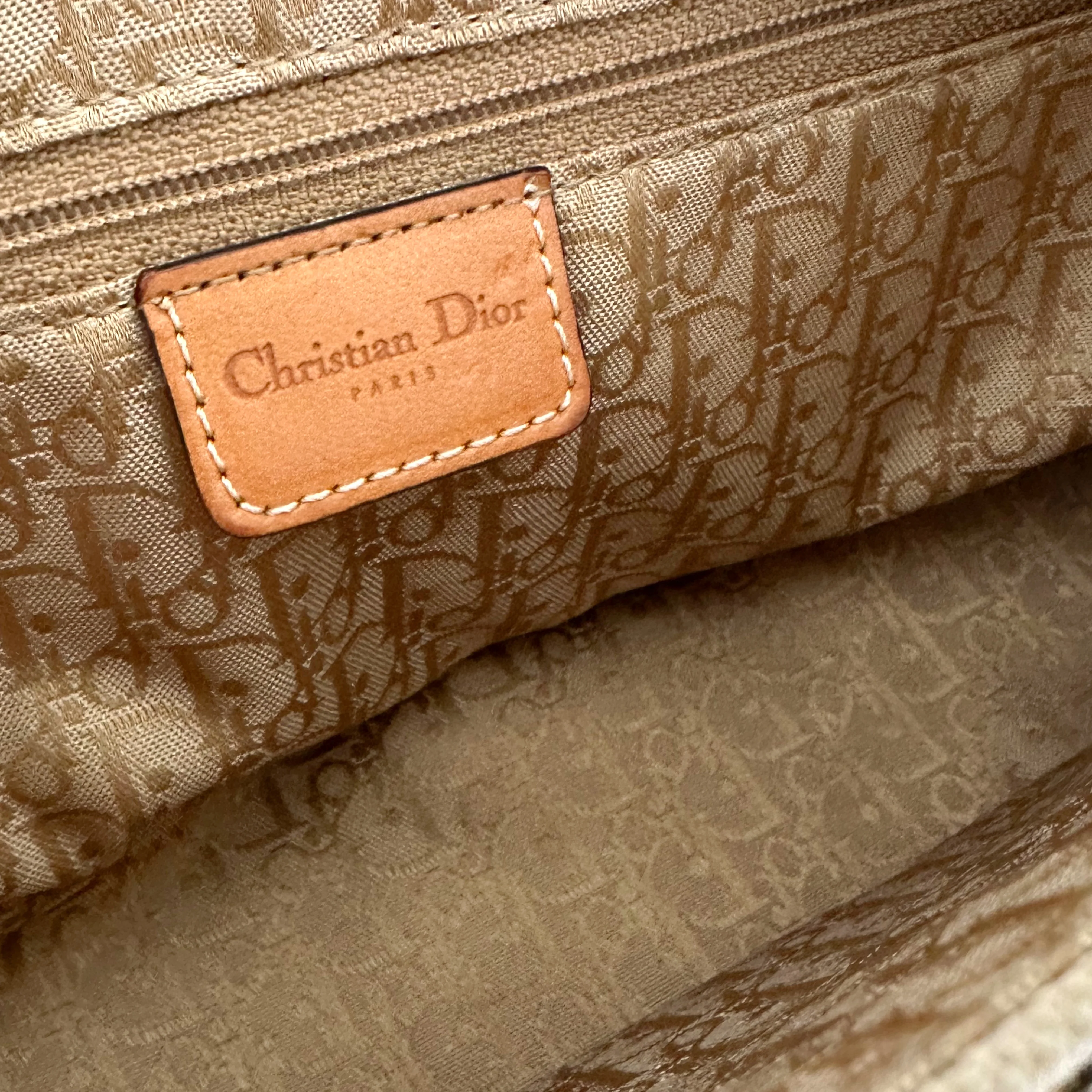 Dior Beige Columbus Bag - Image 5