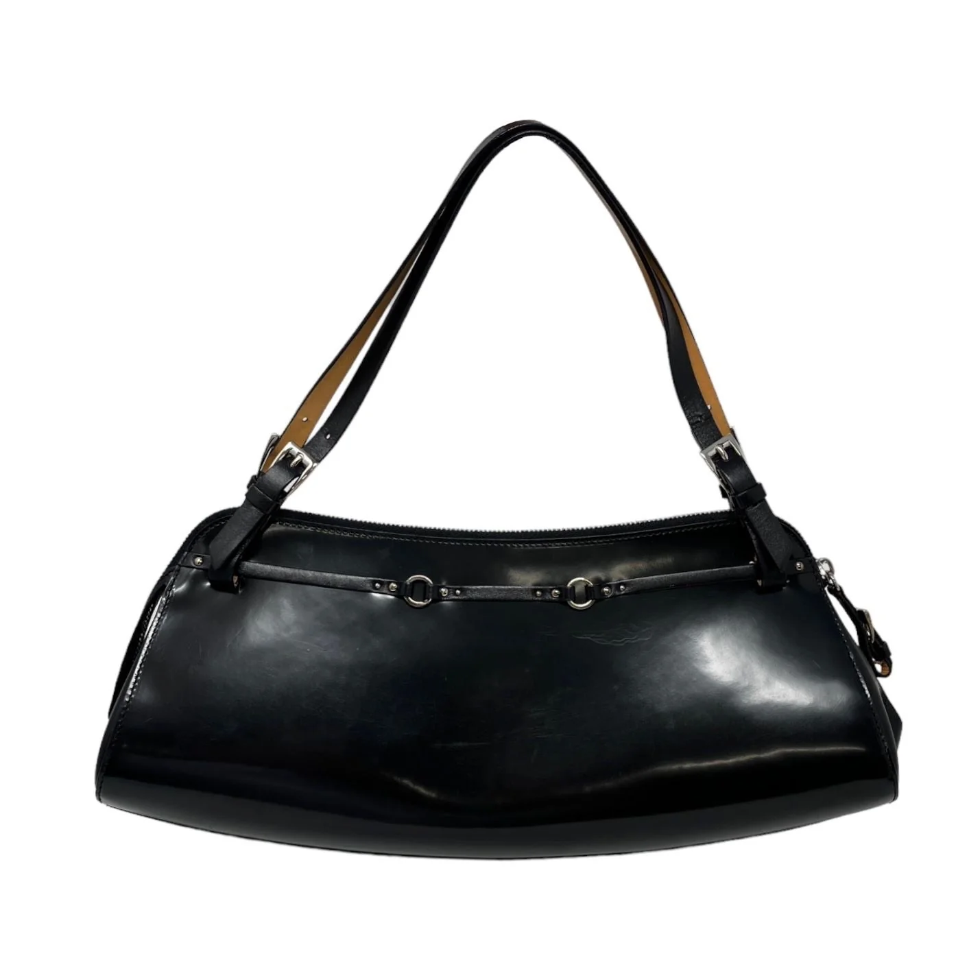 Dior Black Bondage Shoulder Bag - Image 2