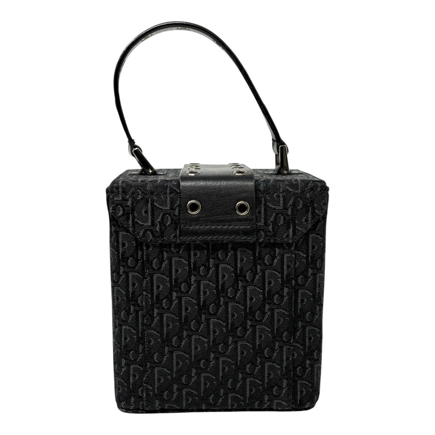 Dior Black Box Logo Top Handle - Image 2