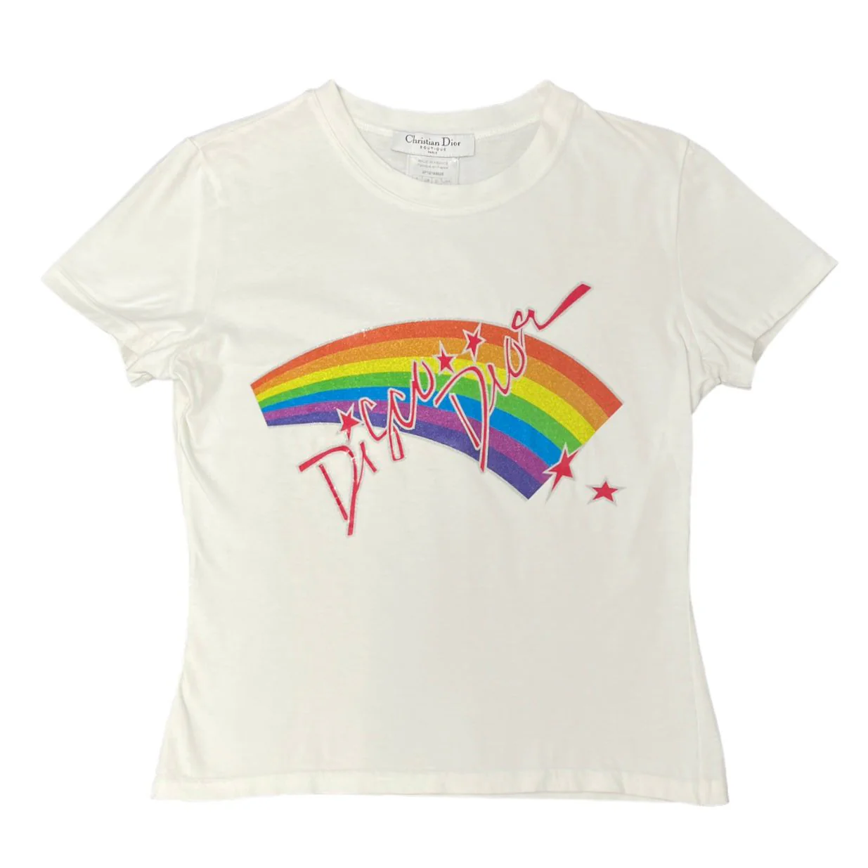 Dior White Disco Short Sleeve