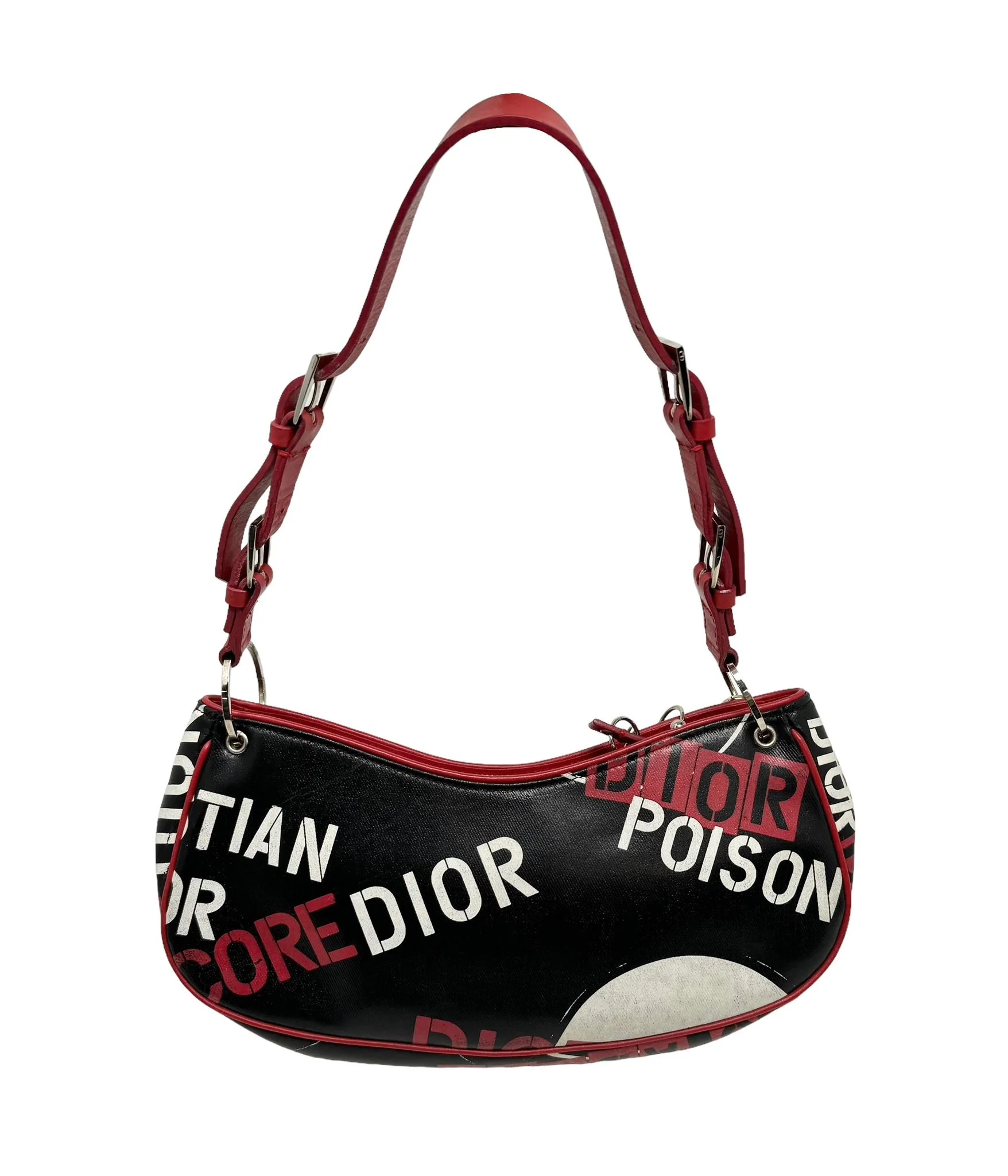 Dior Black Hardcore Pierced Shoulder Bag - Image 2