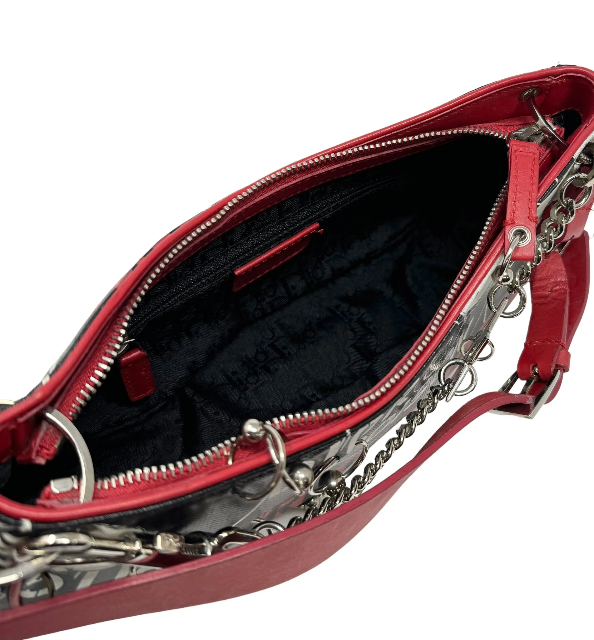 Dior Black Hardcore Pierced Shoulder Bag - Image 3