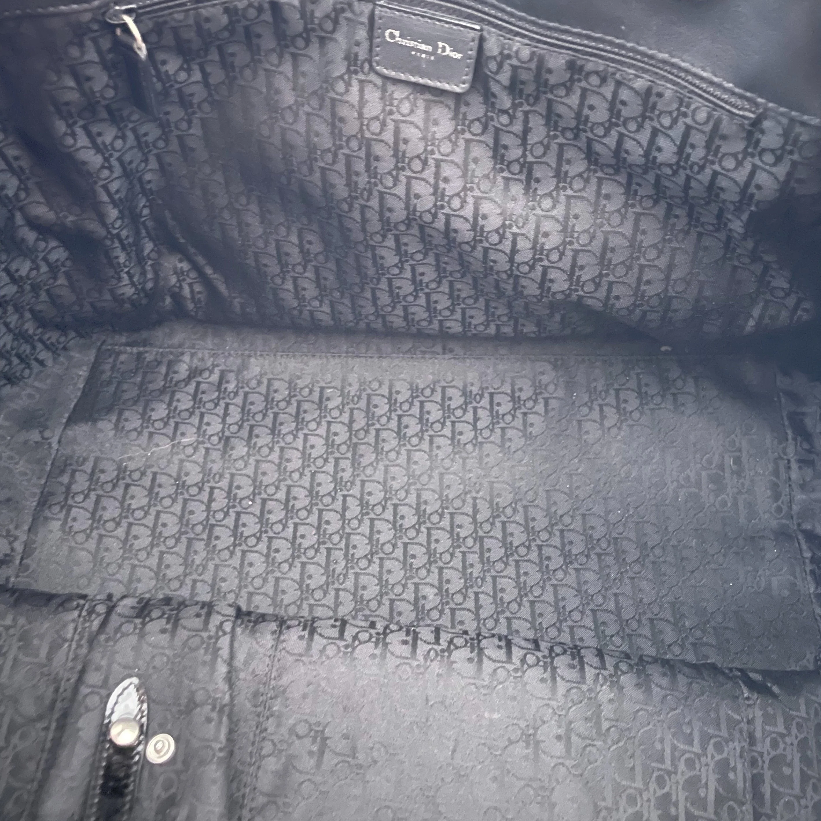 Dior Black Lip Jumbo Tote - Image 4
