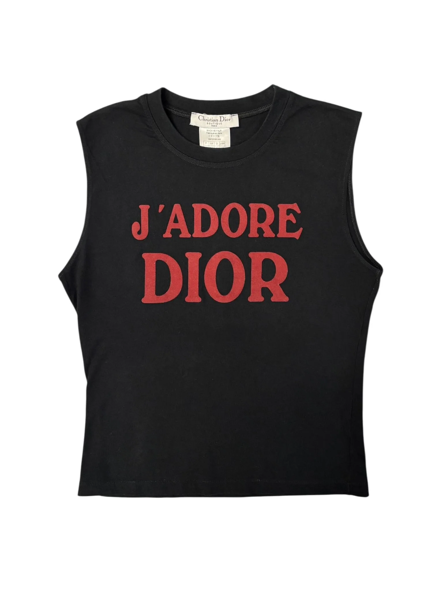 Dior Black ‘J’Adore’ Tank
