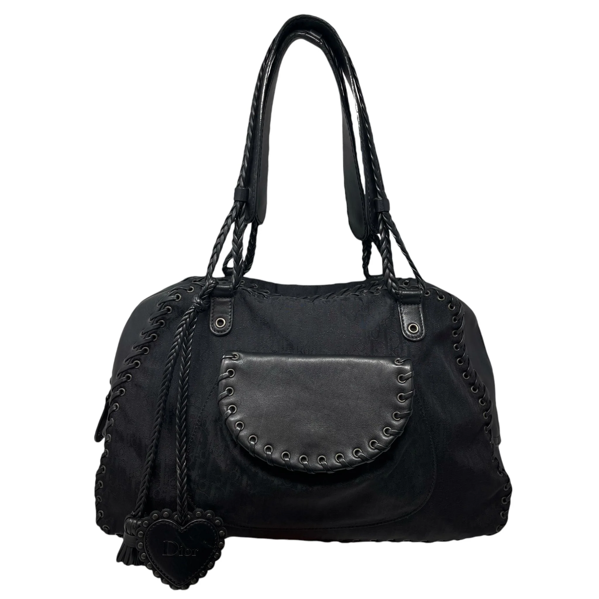 Dior Black Jumbo Shoulder Bag