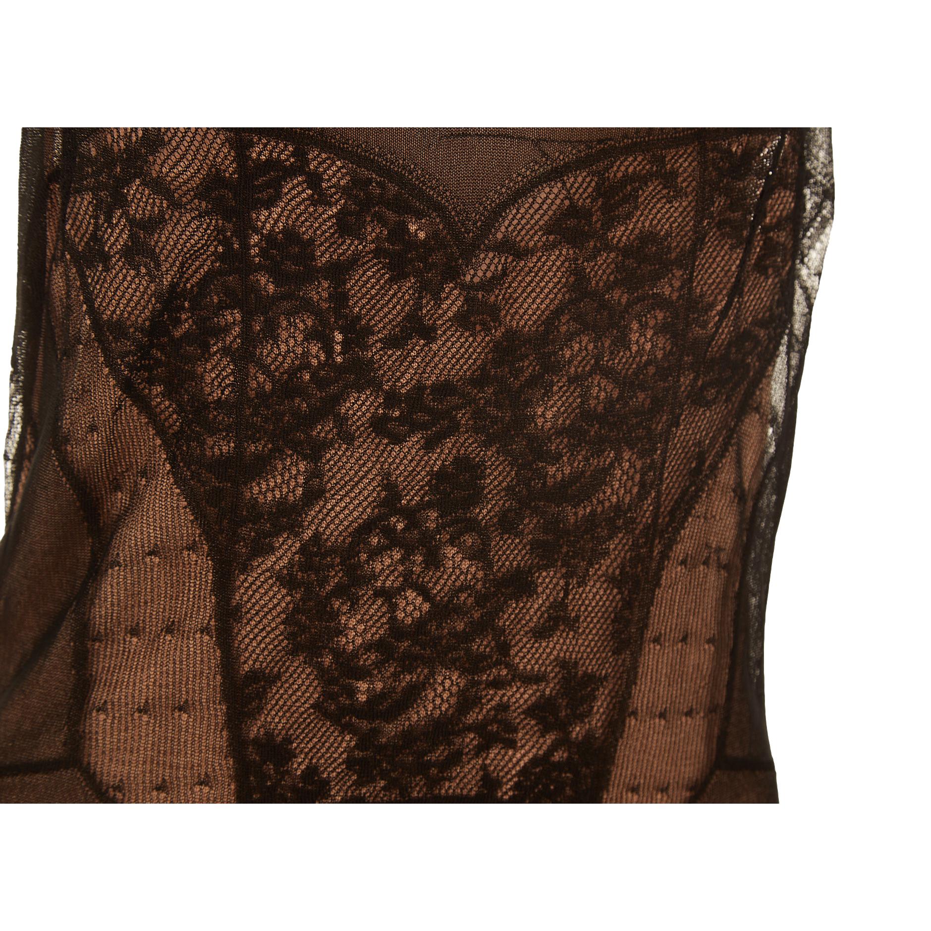 Dior Black Lace Dress - Image 3