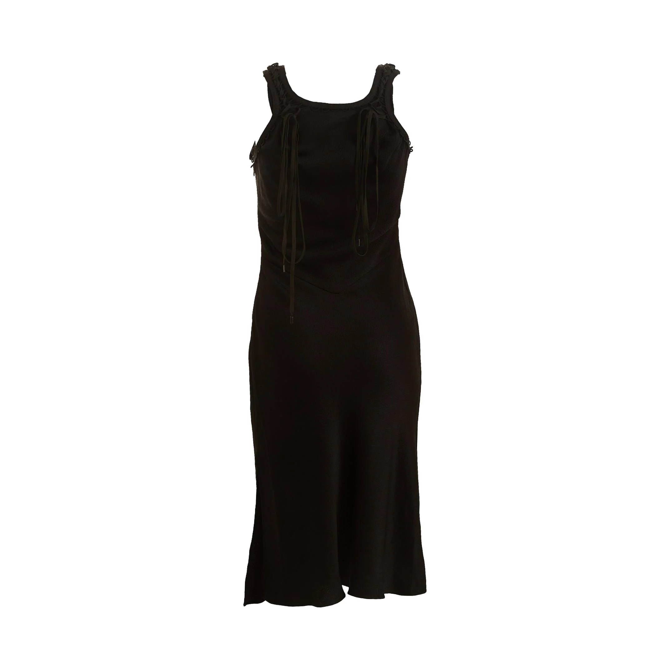Dior Black Tie Dress - Image 3